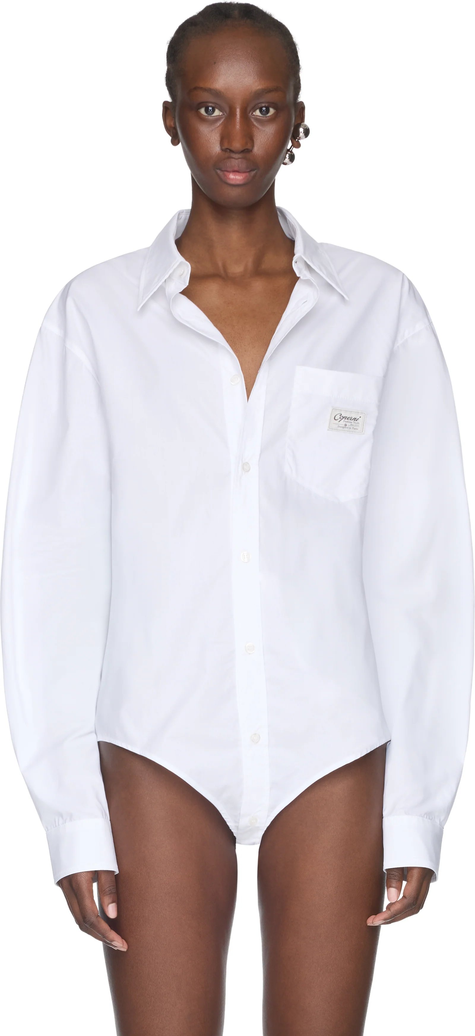 Coperni Bodysuit Poplin Shirt