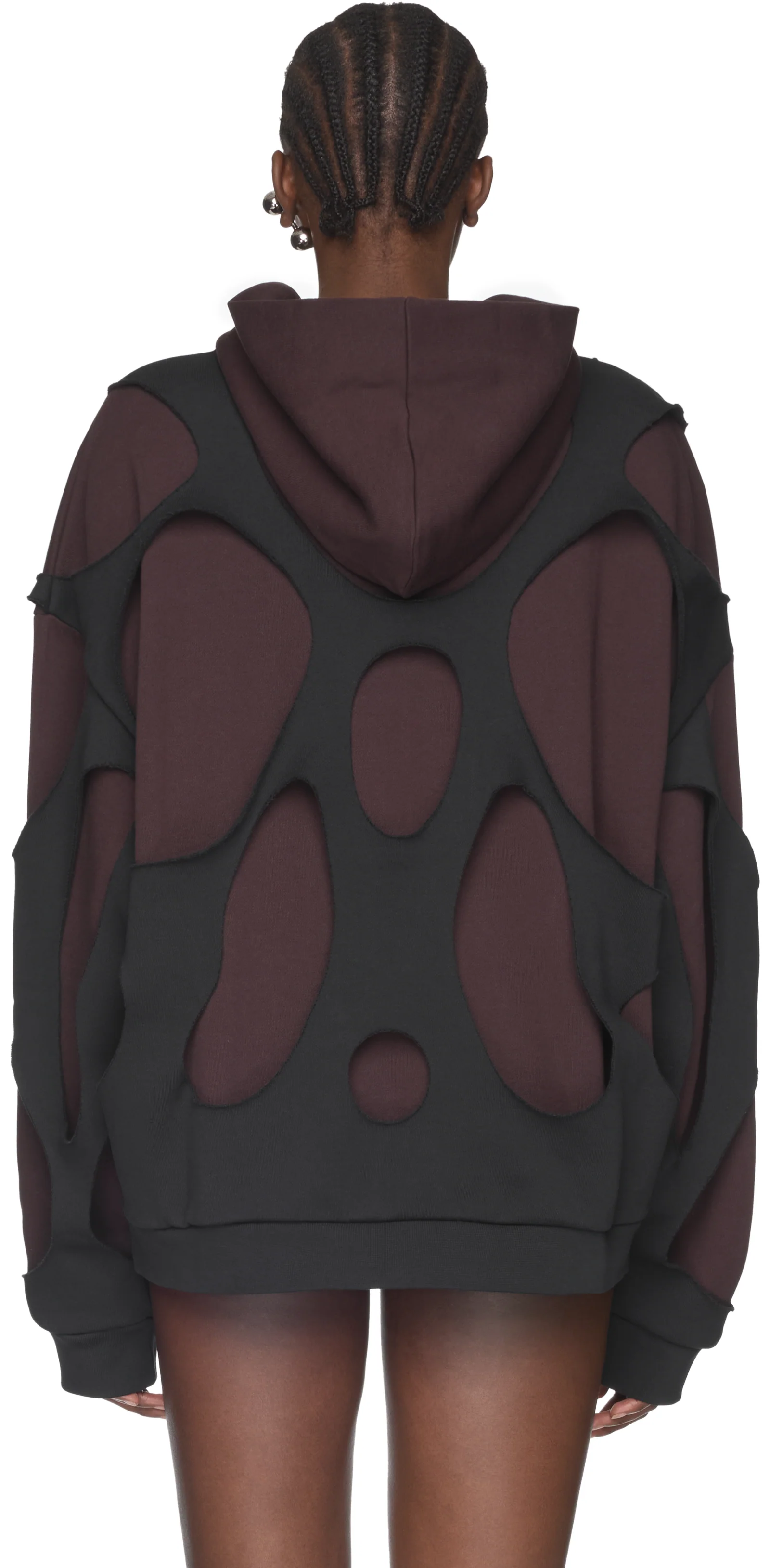 Coperni Laser-Cut Hoodie Top