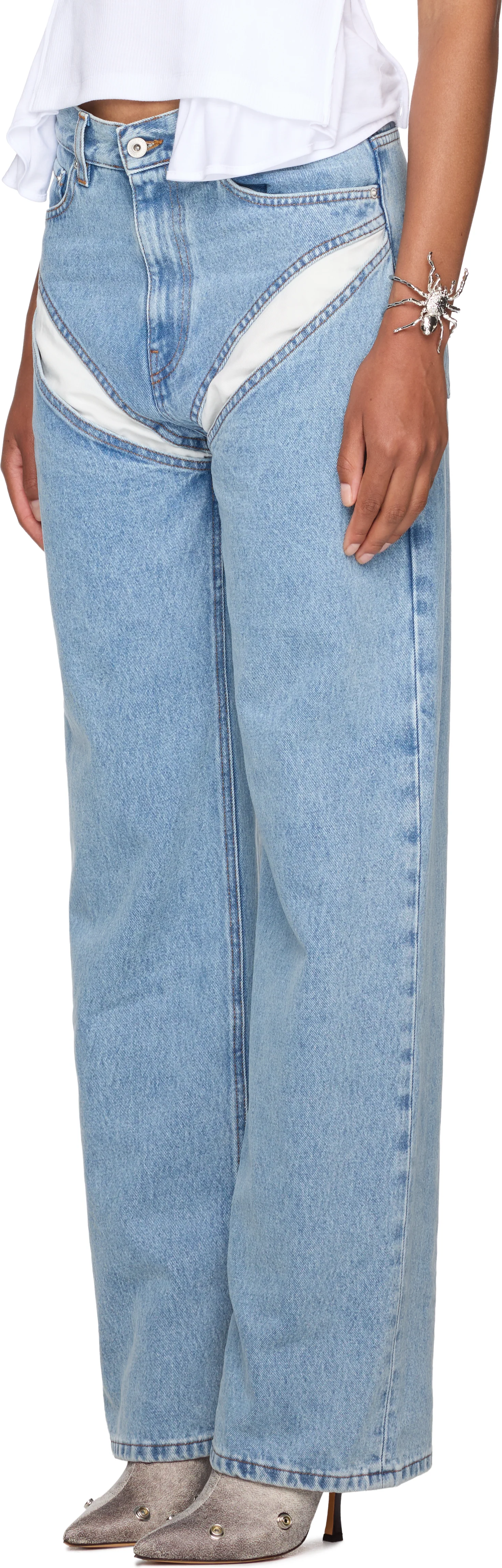 Y/Project Evergreen Cut-Out Jeans