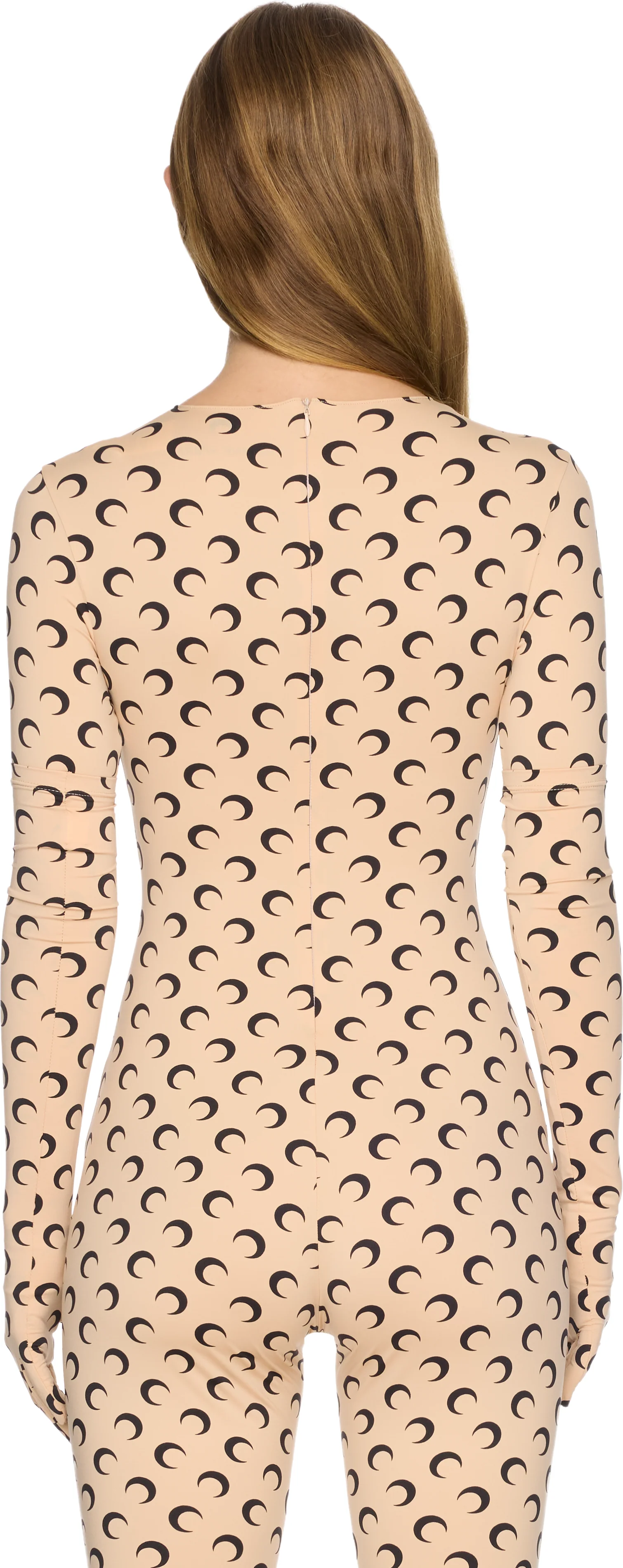 Marine Serre Regenerated All Over Moon Gloves