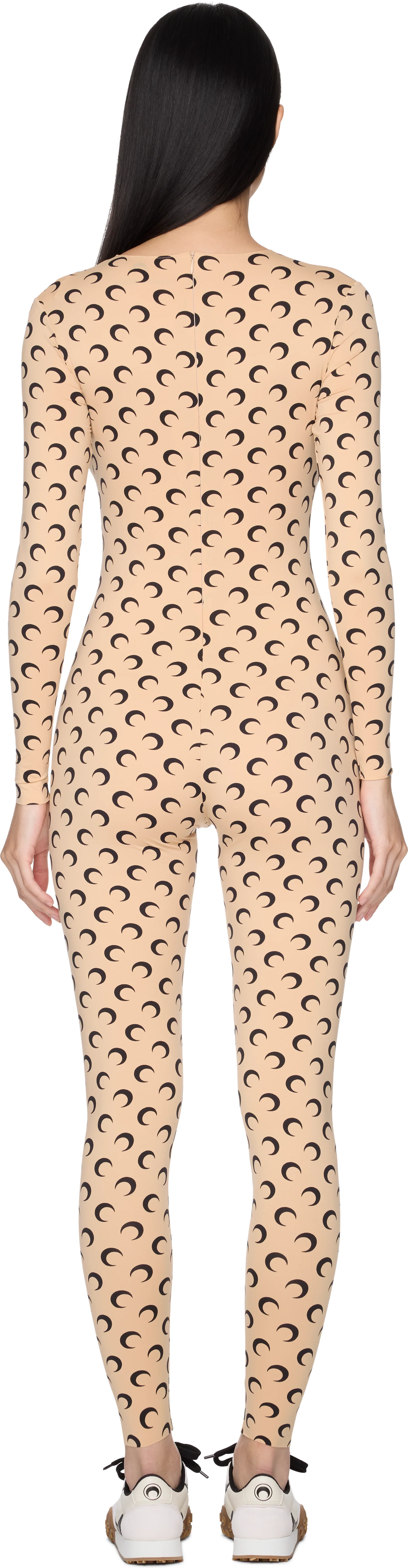 Marine Serre Recycled Jersey Moon Catsuit