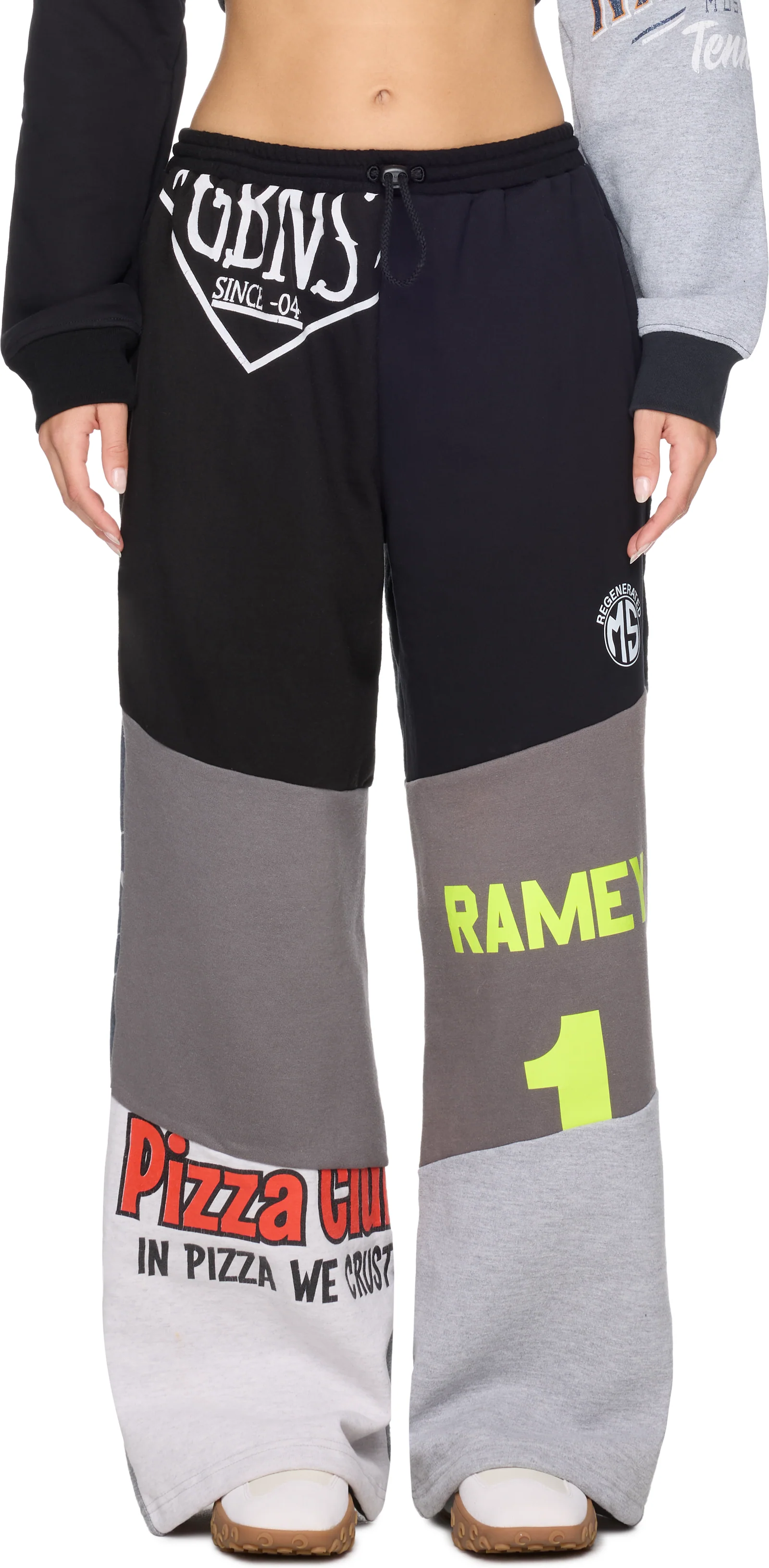 Marine Serre Upcycled Graphic Sweatshirts Sweatpants