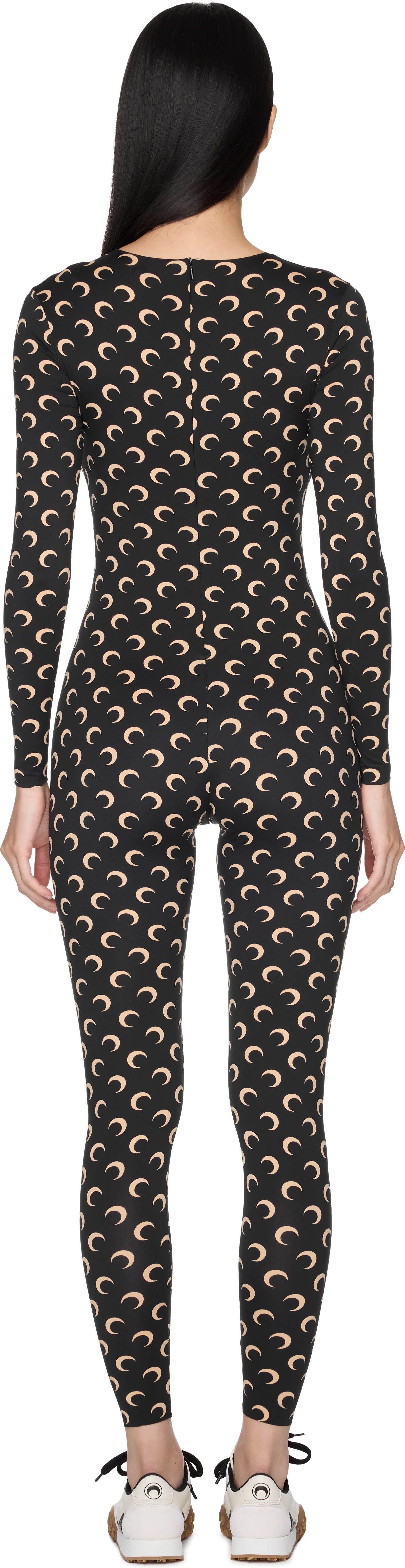 Marine Serre Recycled Jersey Moon Catsuit