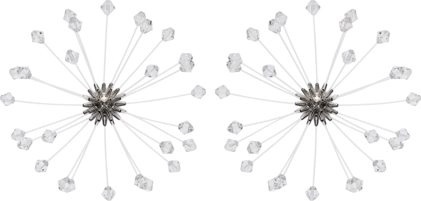 Hugo Kreit Crystal Ball Earrings