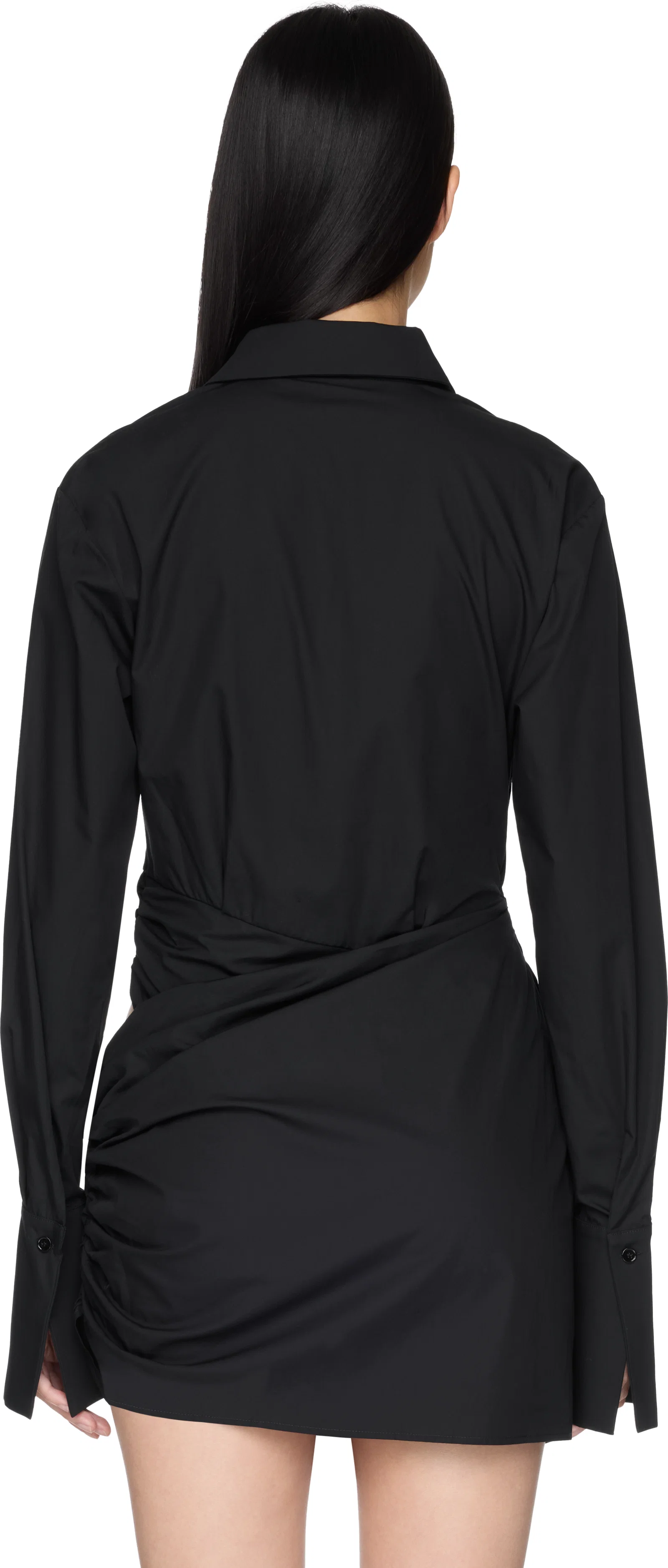 Nensi Dojaka Asymmetrical Draped Shirt