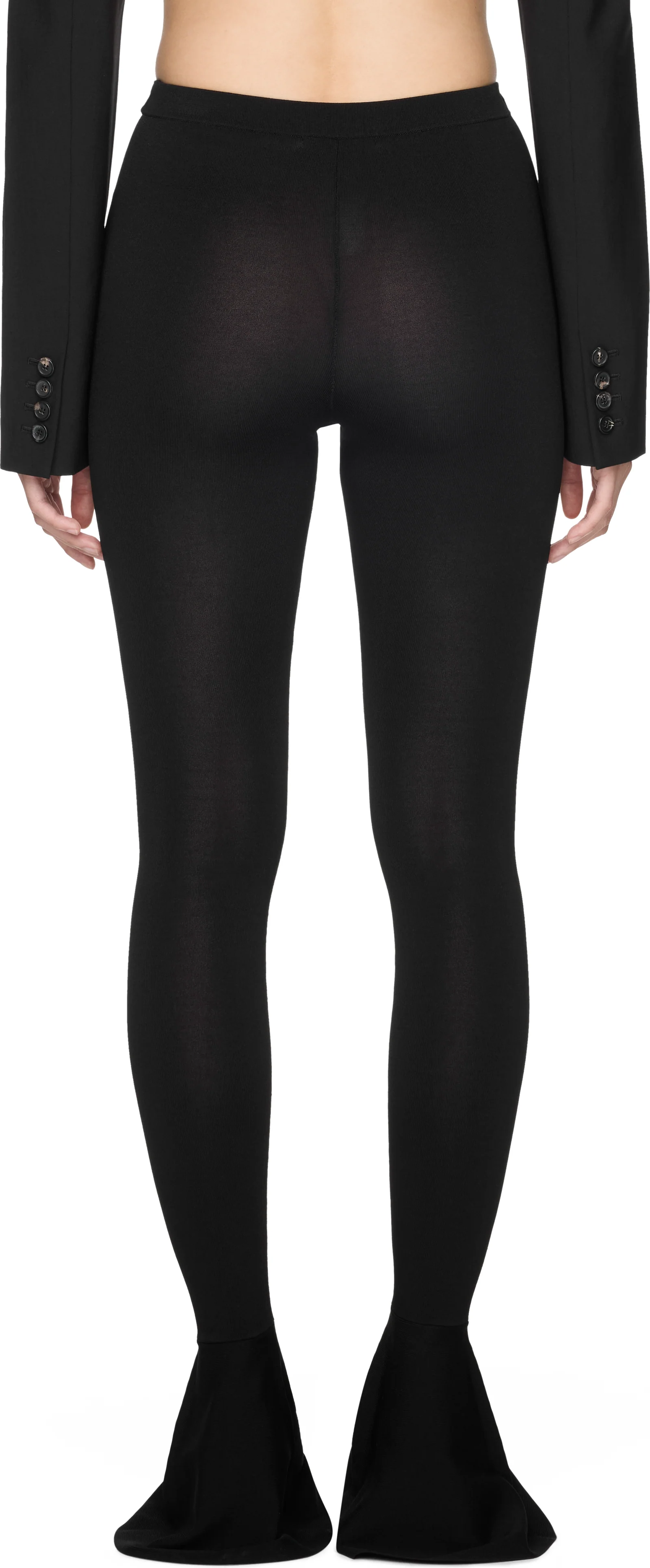 Nensi Dojaka Fitted Flared Cuff Legging Pants