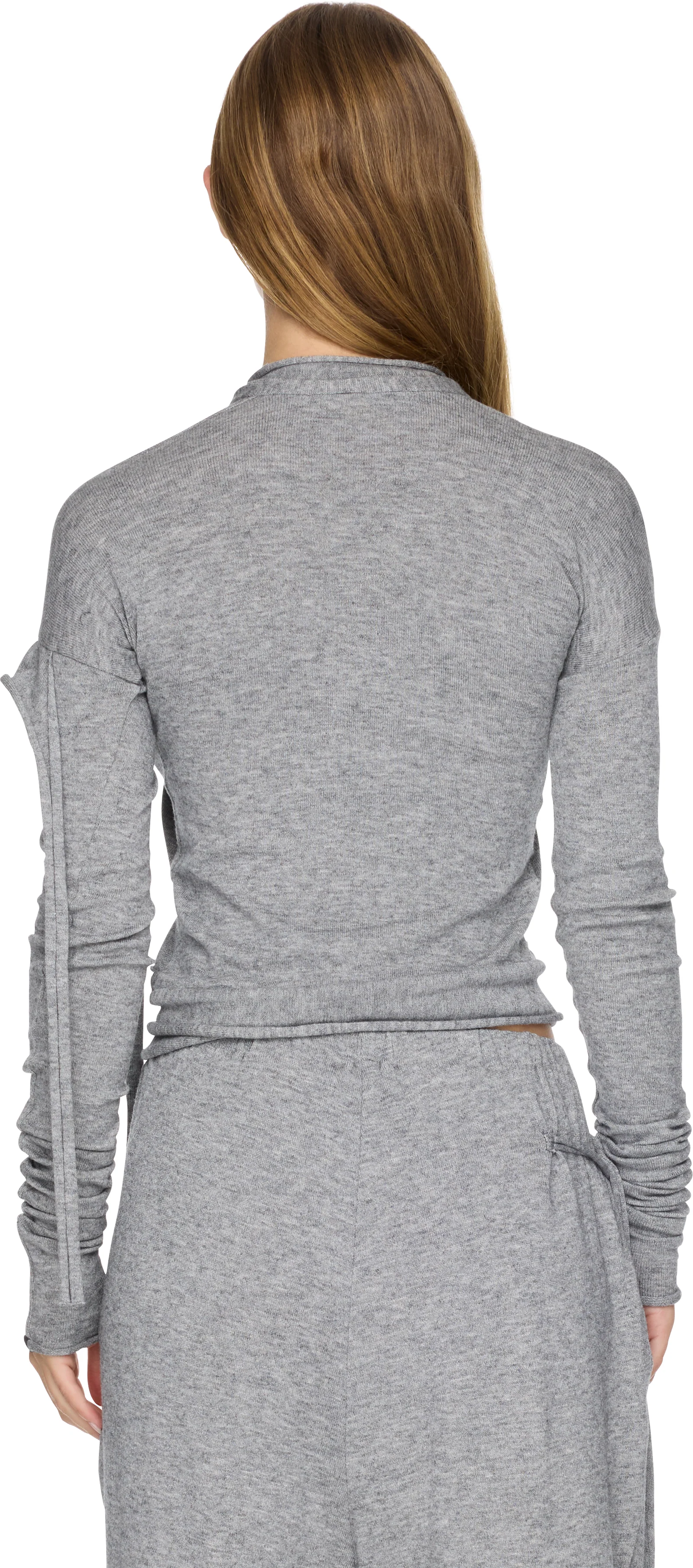 Ottolinger Strappy Knit Cardigan Sweater