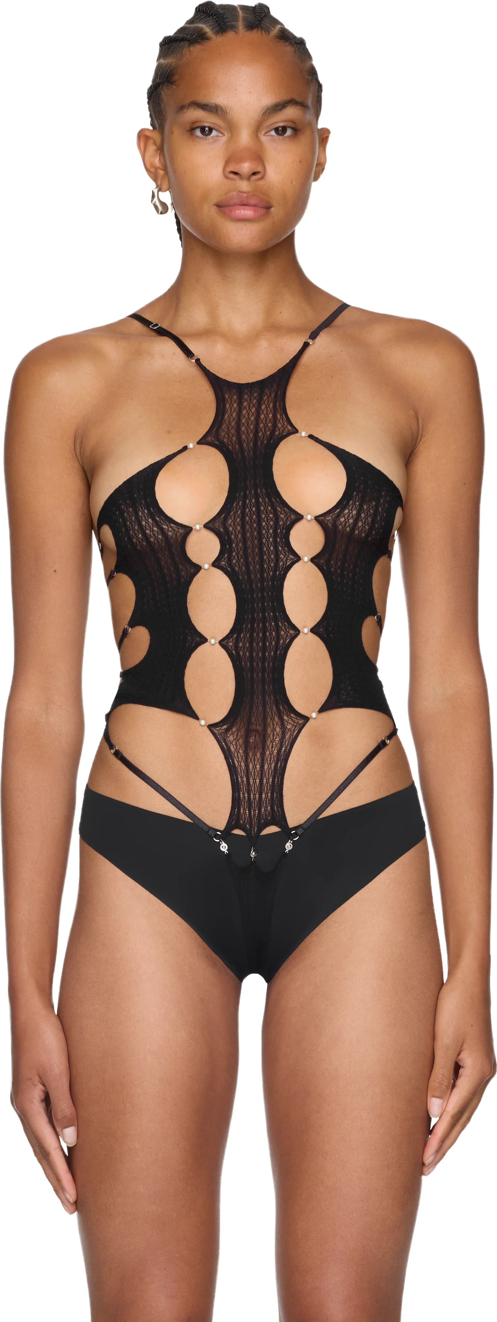 Rui Sheer String Bodysuit