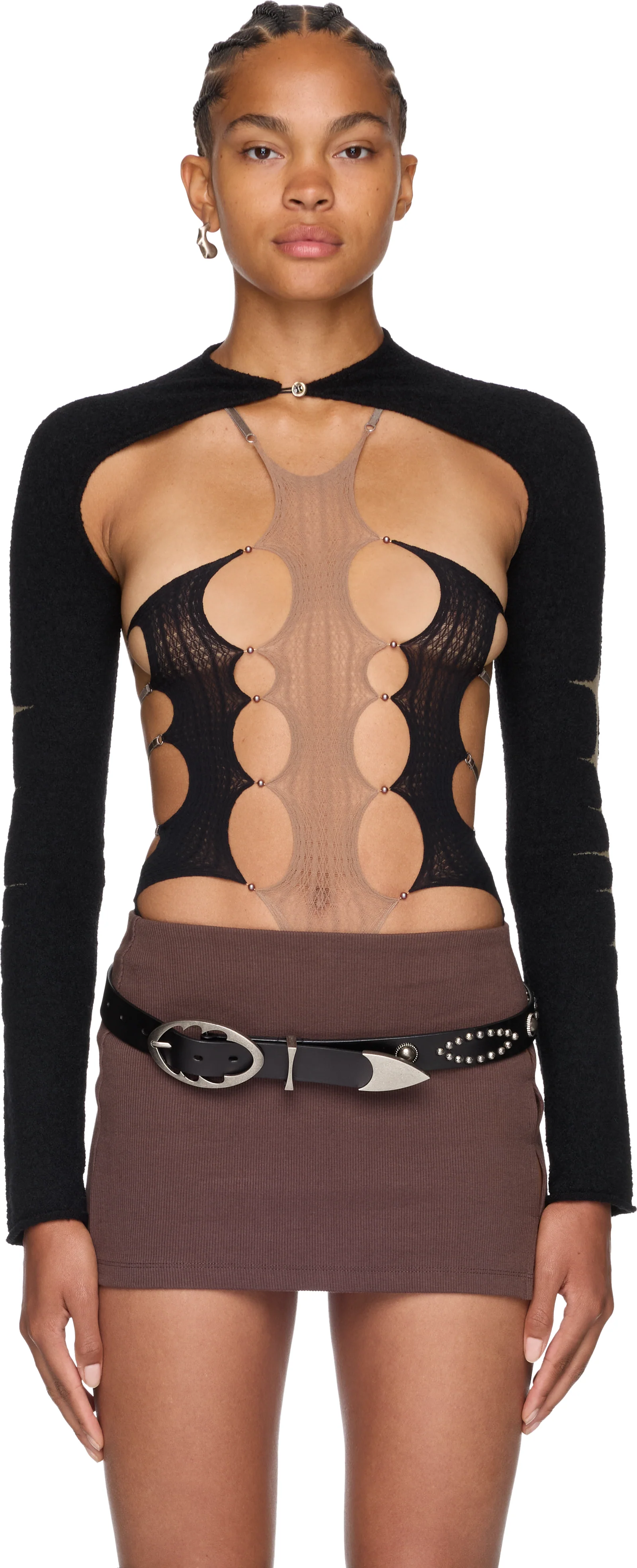 Rui Thorn Intarsia Arm Sleeves