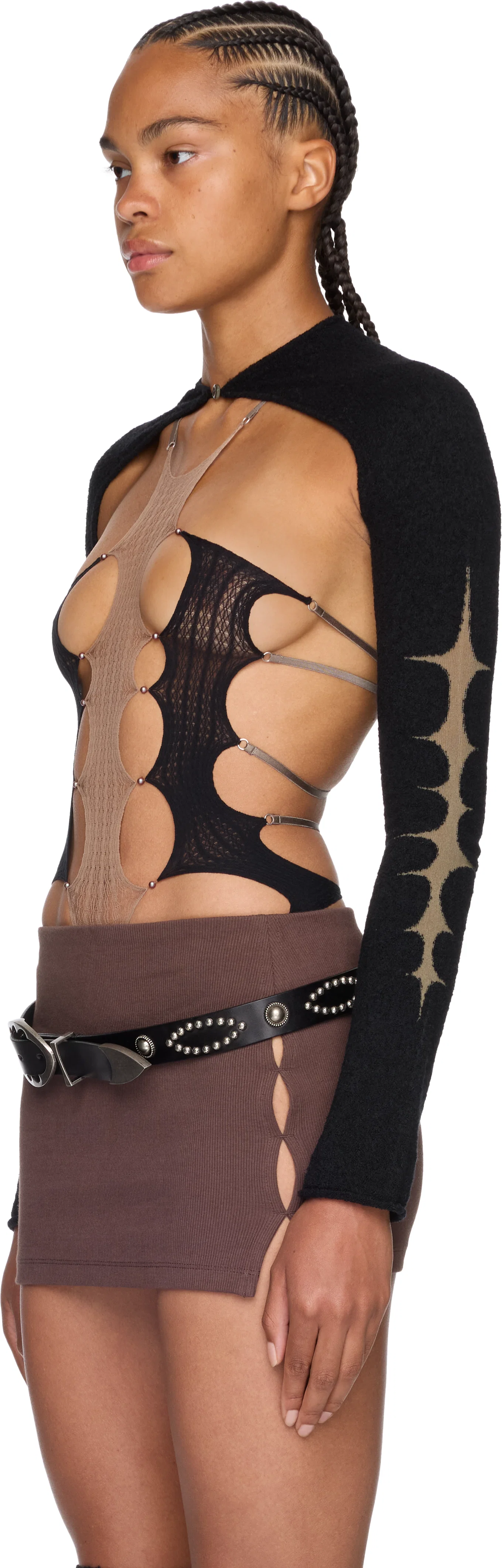 Rui Thorn Intarsia Arm Sleeves