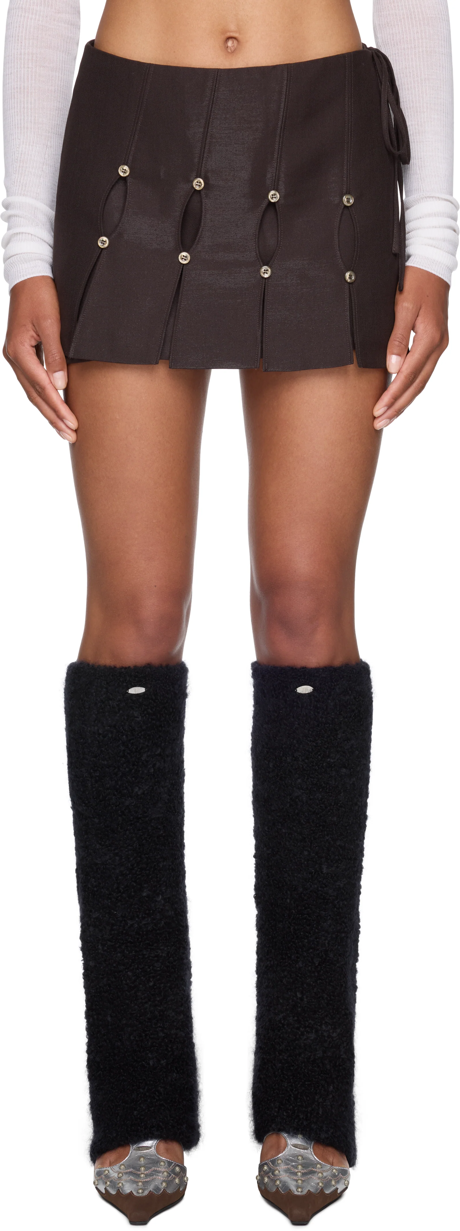 Rui Wrap Mini Skirt