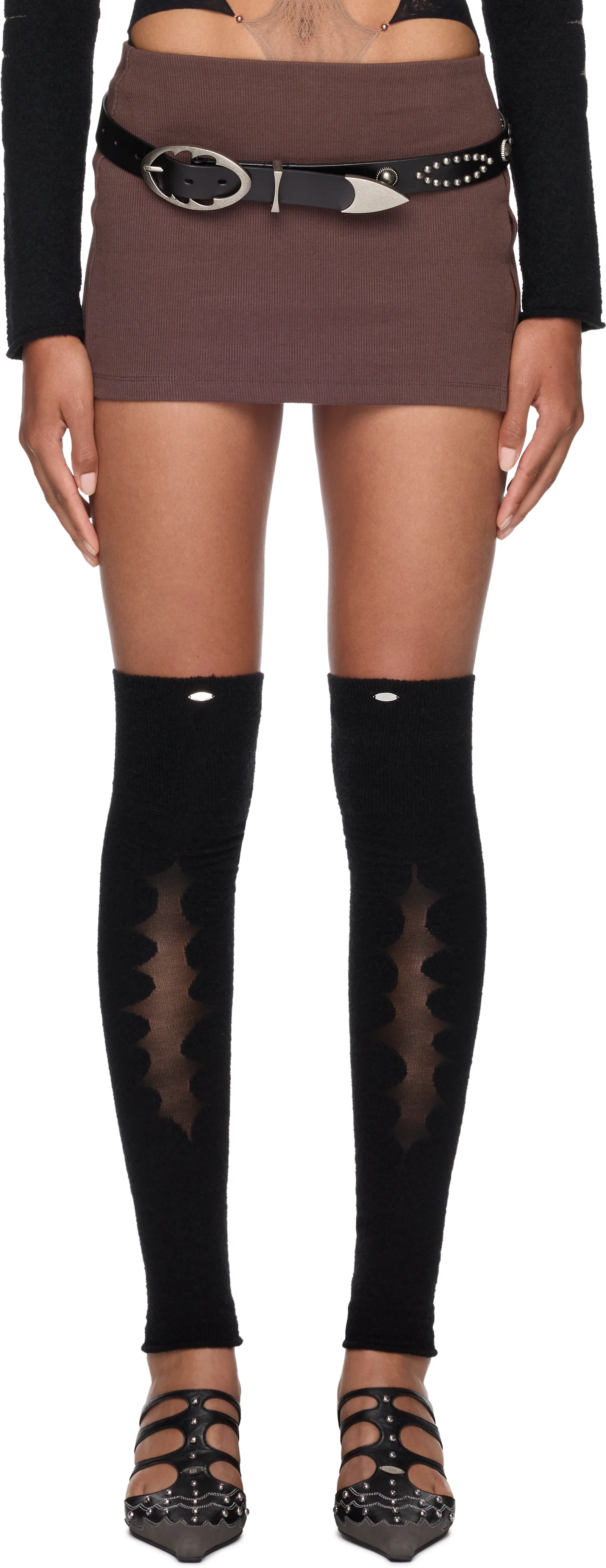 Rui Slit Mini Skirt