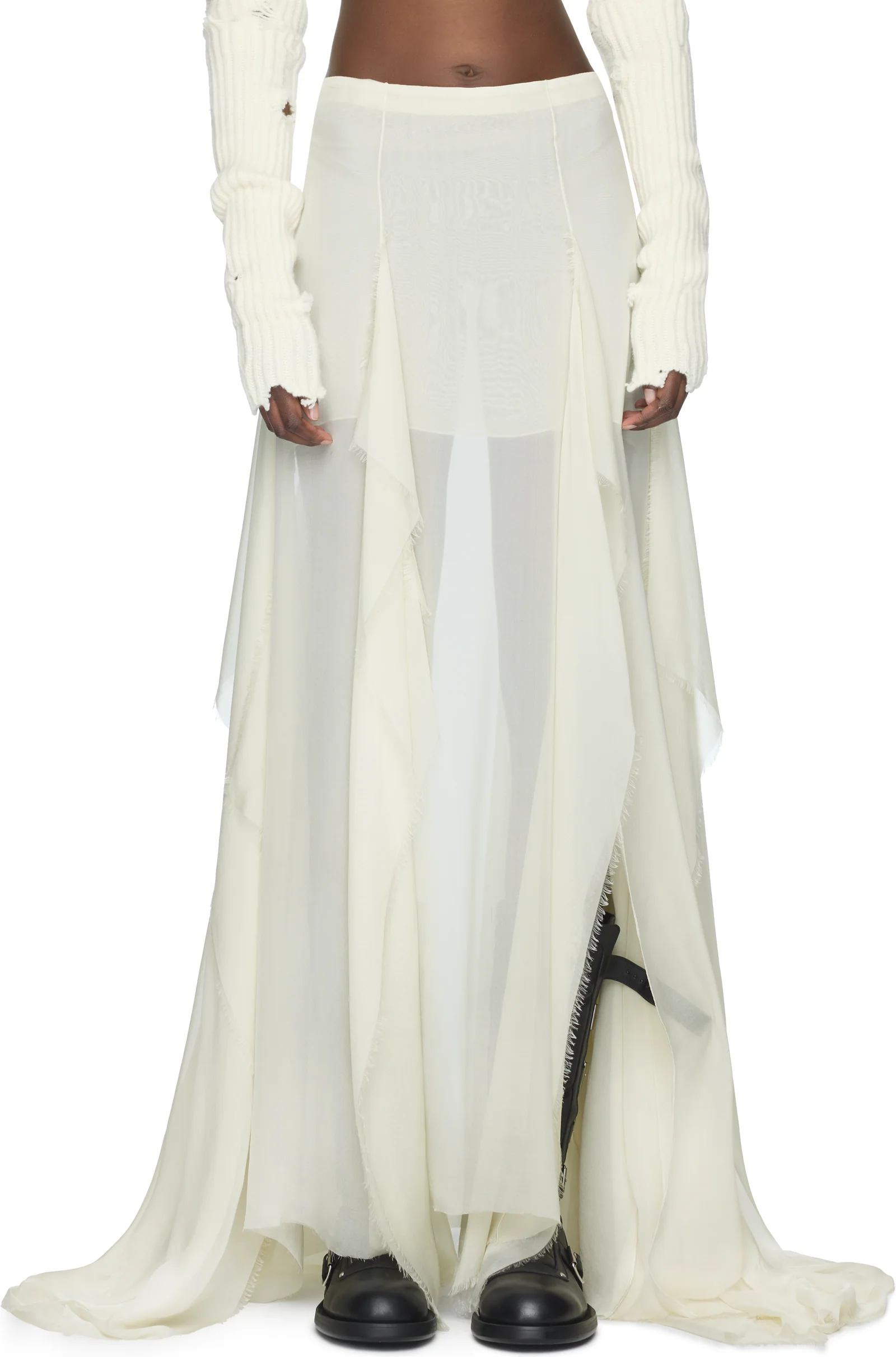 Ann Demeulemeester Saga X-Long Skirt