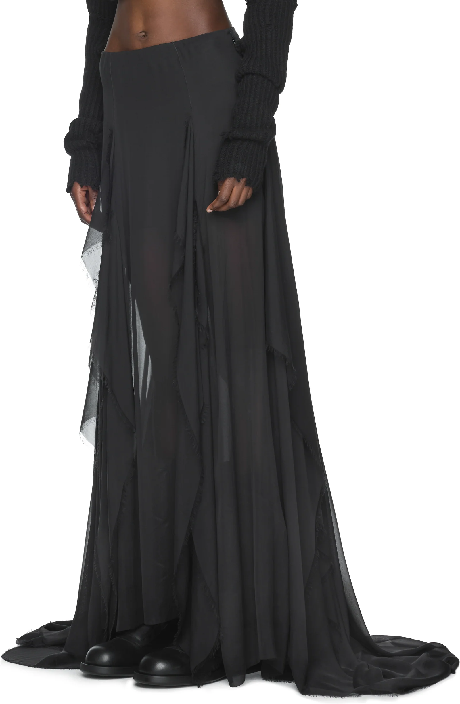 Ann Demeulemeester Saga X-Long Skirt