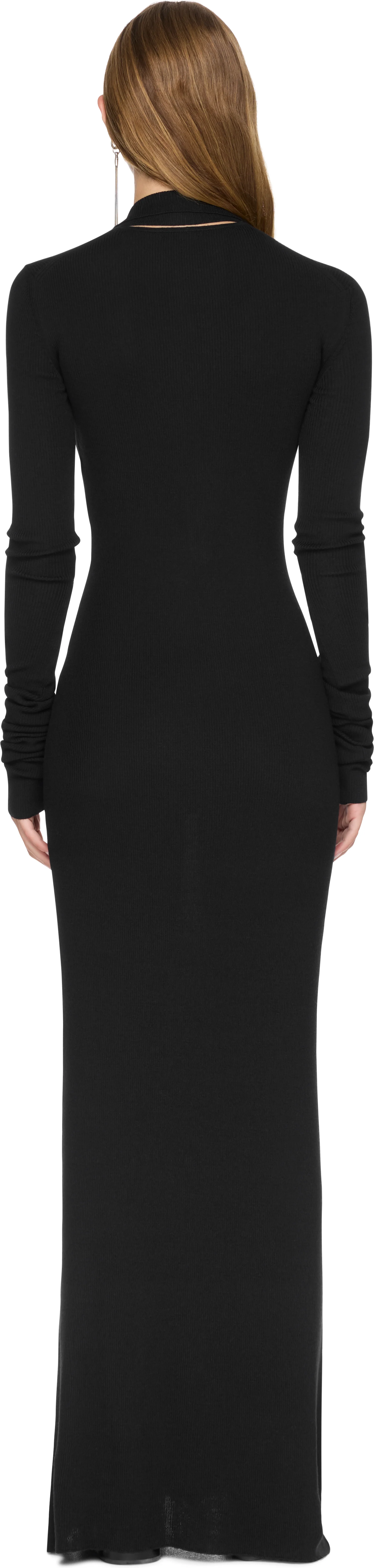 Ann Demeulemeester Hanzel Long Serafino Rib Dress