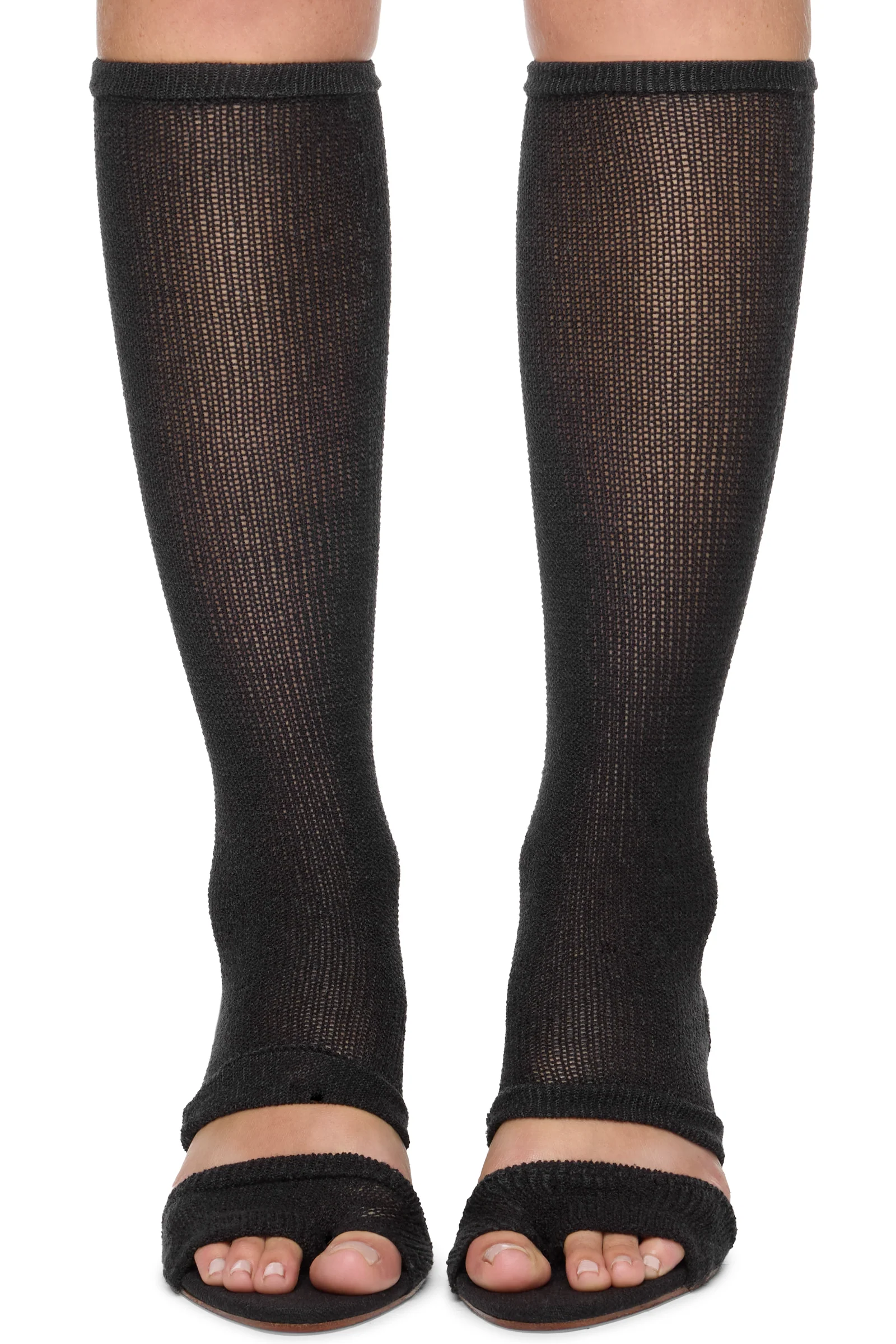 Isa Boulder Garter Heeled Sandals