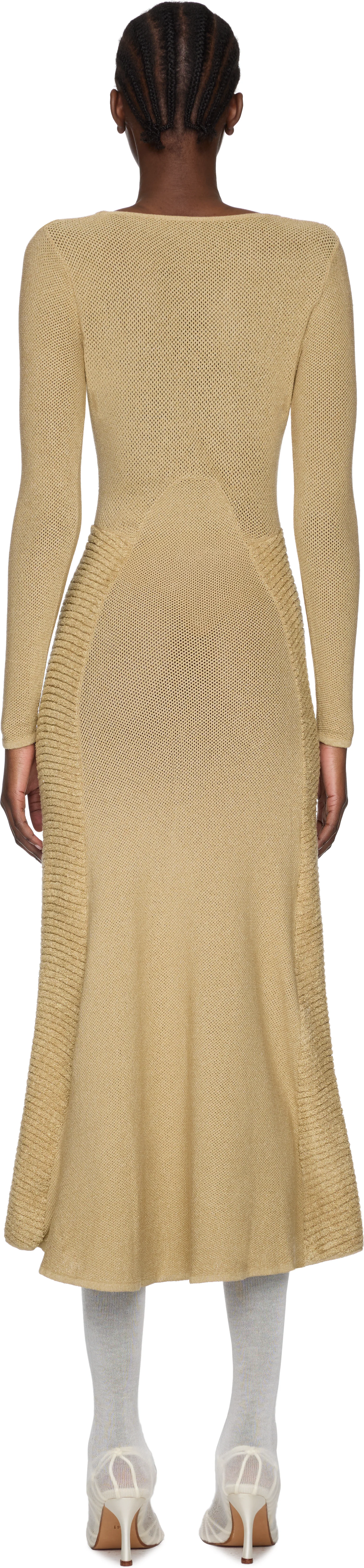 Isa Boulder Sweetheart Long Sleeve Dress