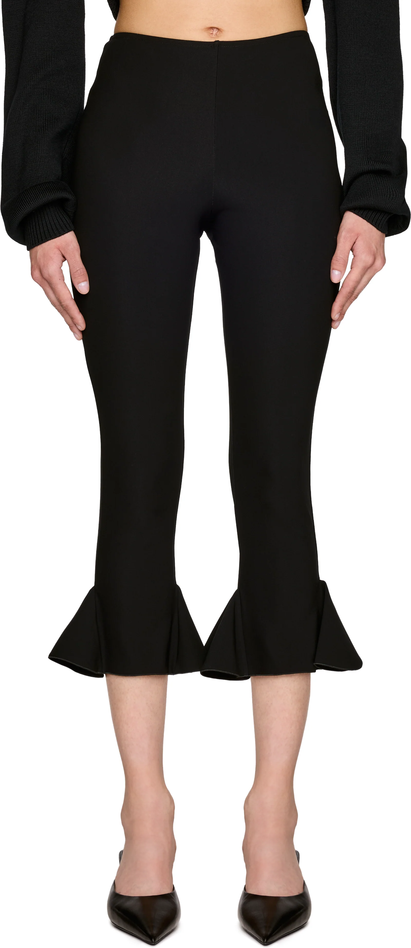 Nensi Dojaka Frankie Cropped Flared Trousers