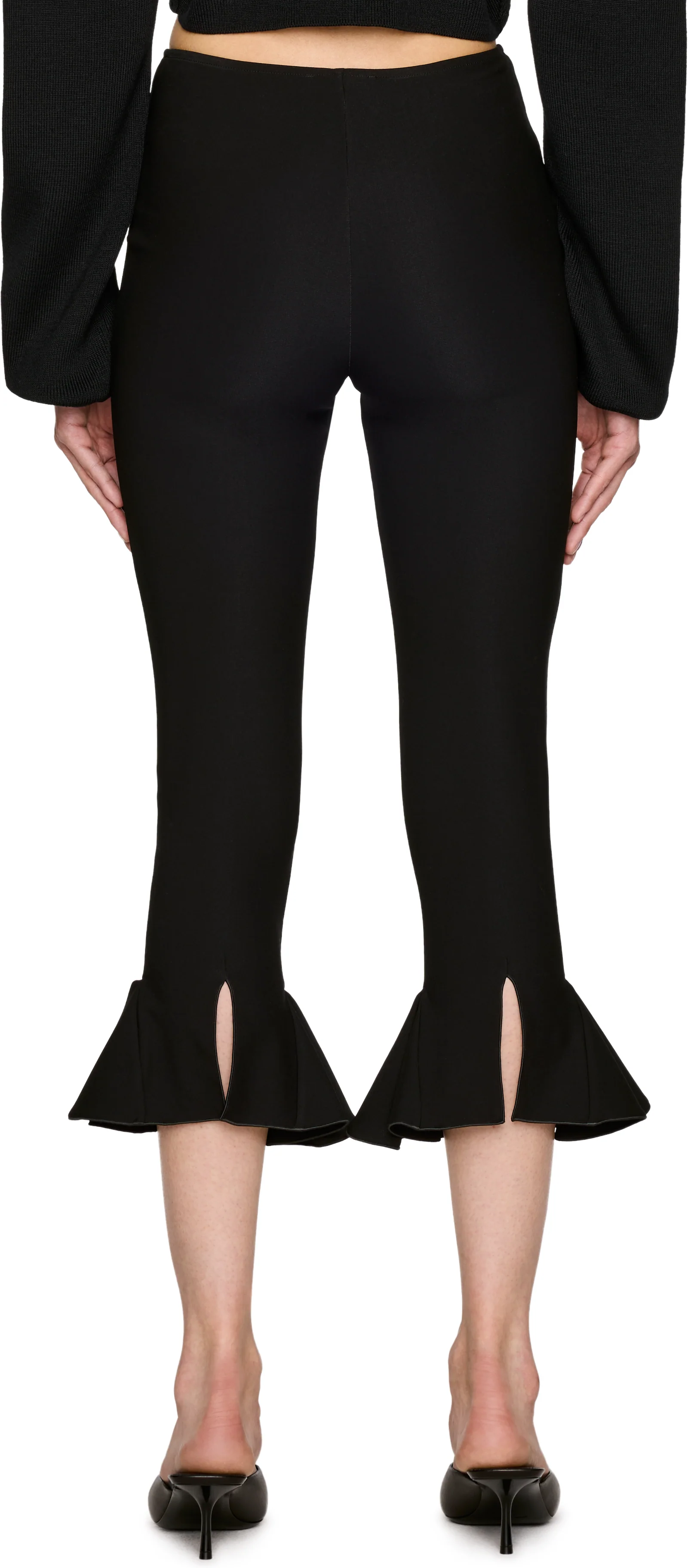 Nensi Dojaka Frankie Cropped Flared Trousers