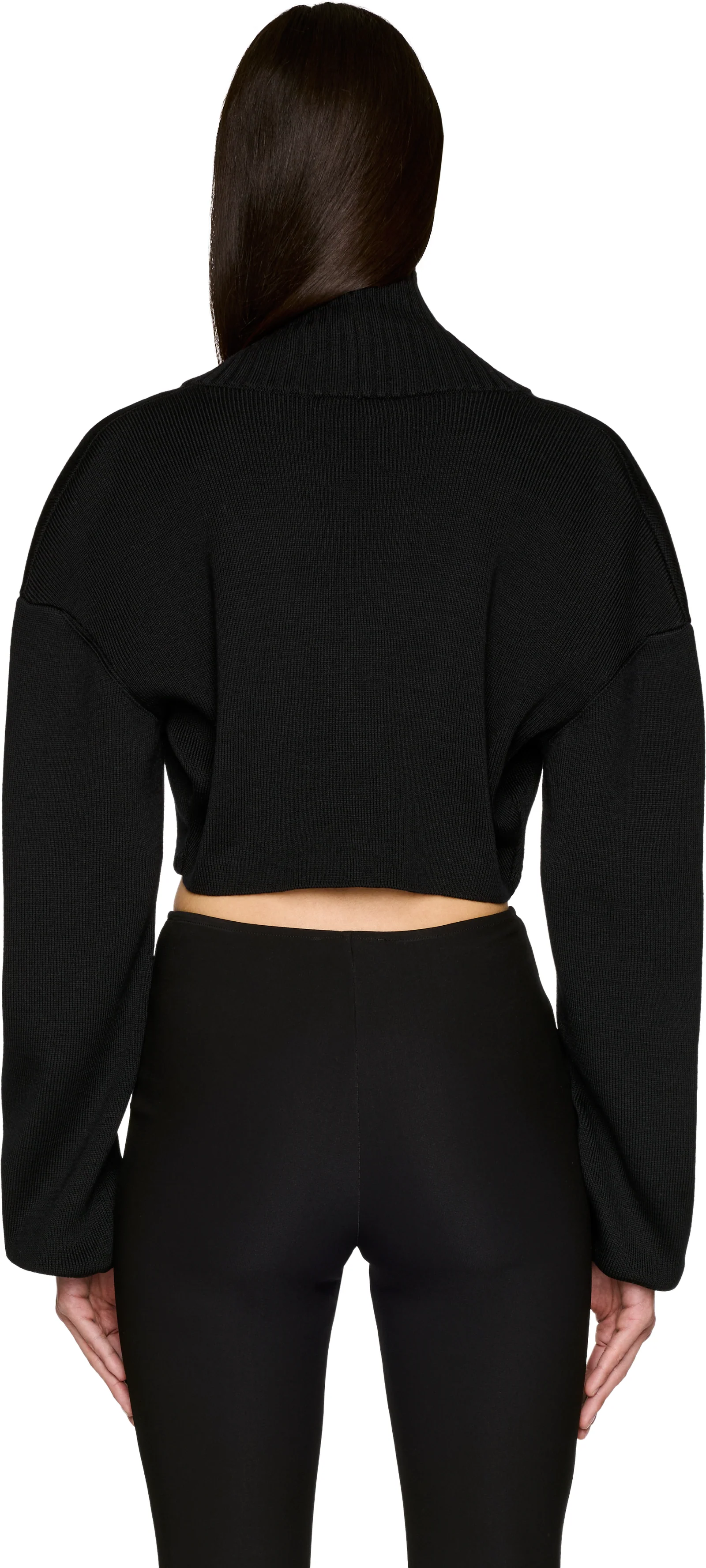 Nensi Dojaka Ella Cropped Knitted Cardigan