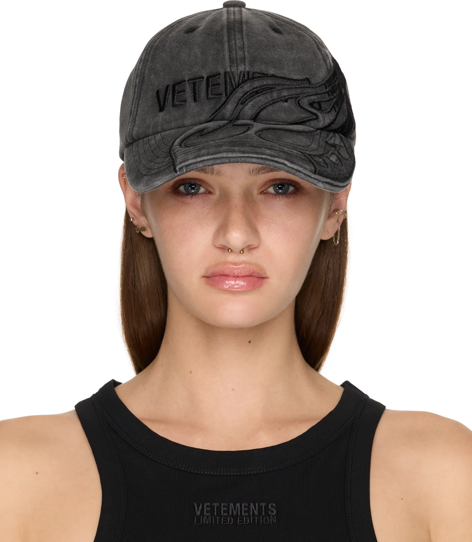 VETEMENTS Flame Logo Cap