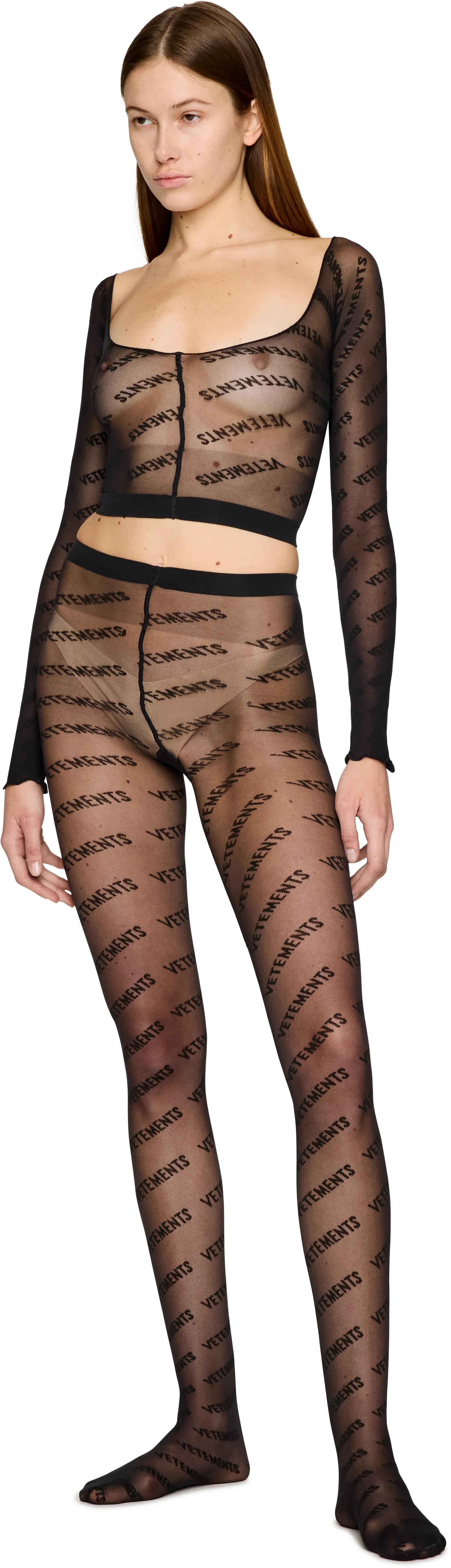 VETEMENTS Logo Stockings Pants