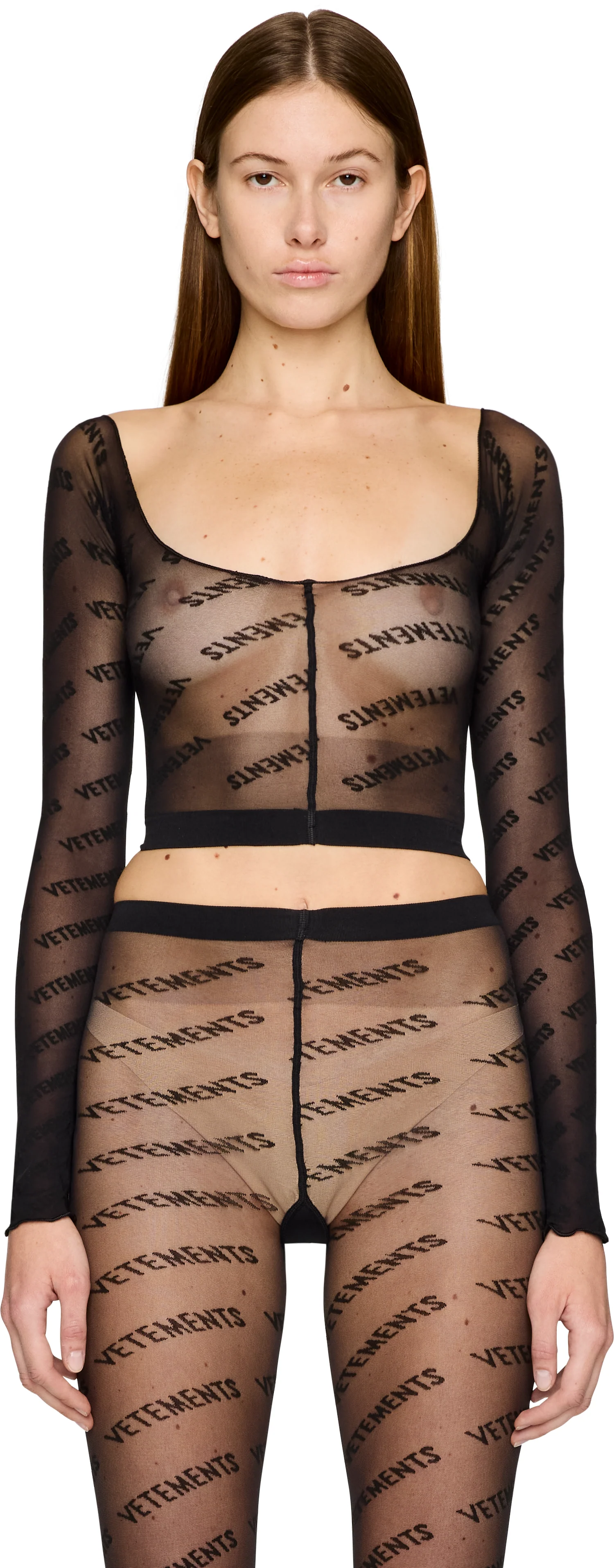 VETEMENTS Logo Stockings Top