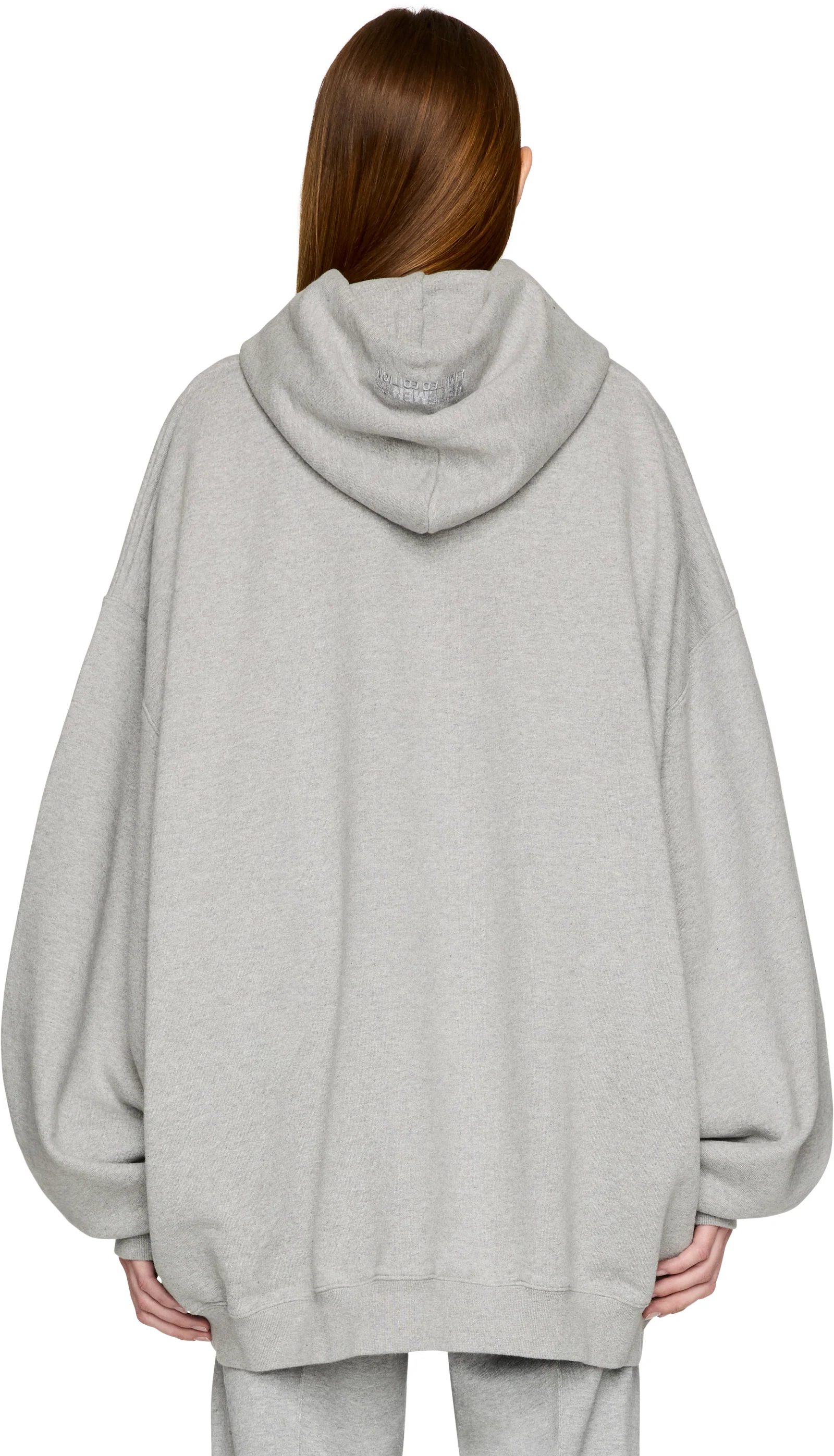 VETEMENTS I'm Retired Oversized Hoodie Top