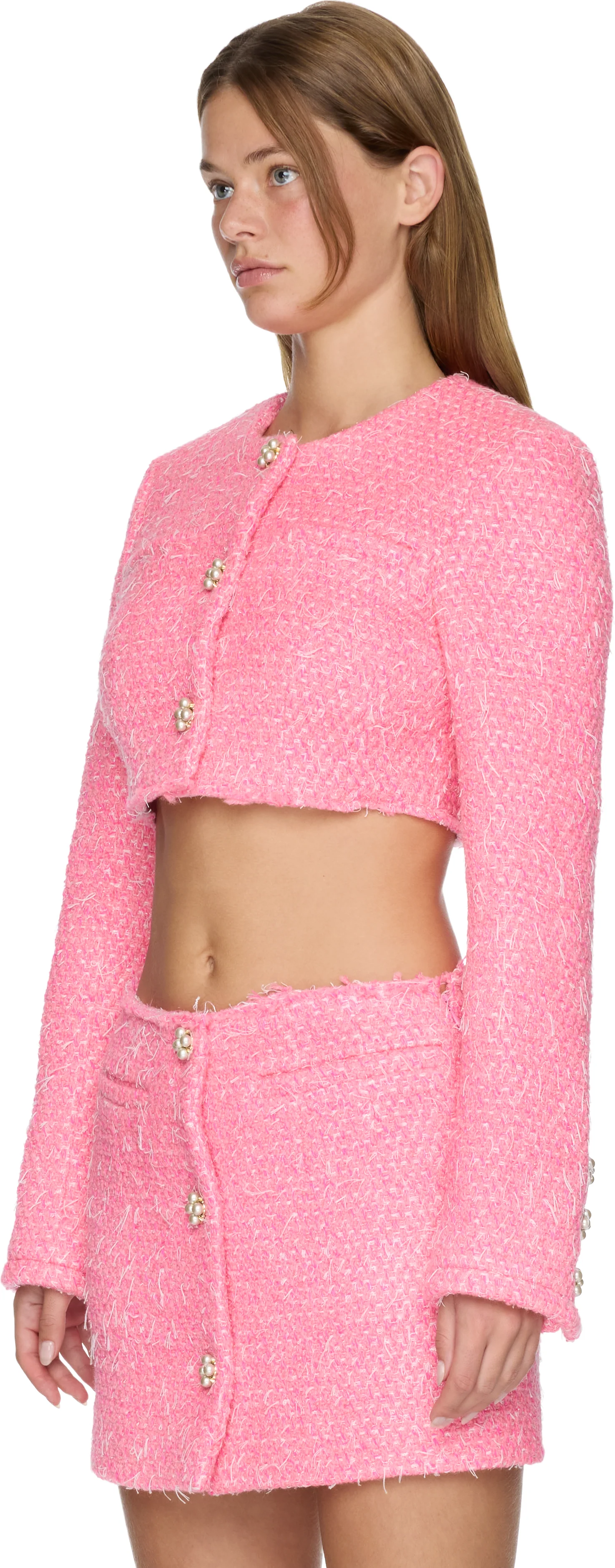 VETEMENTS Deconstructed Tweed Jacket