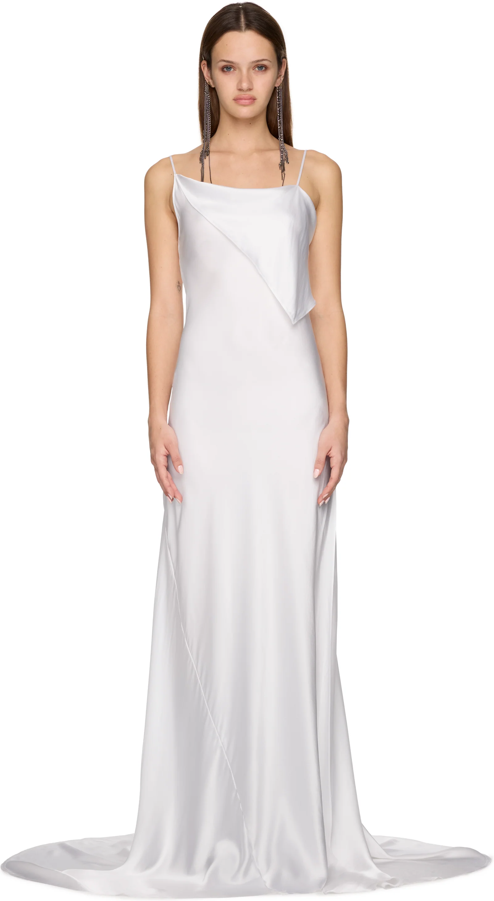 Ann Demeulemeester Aaricia Long Bias Slip Dress