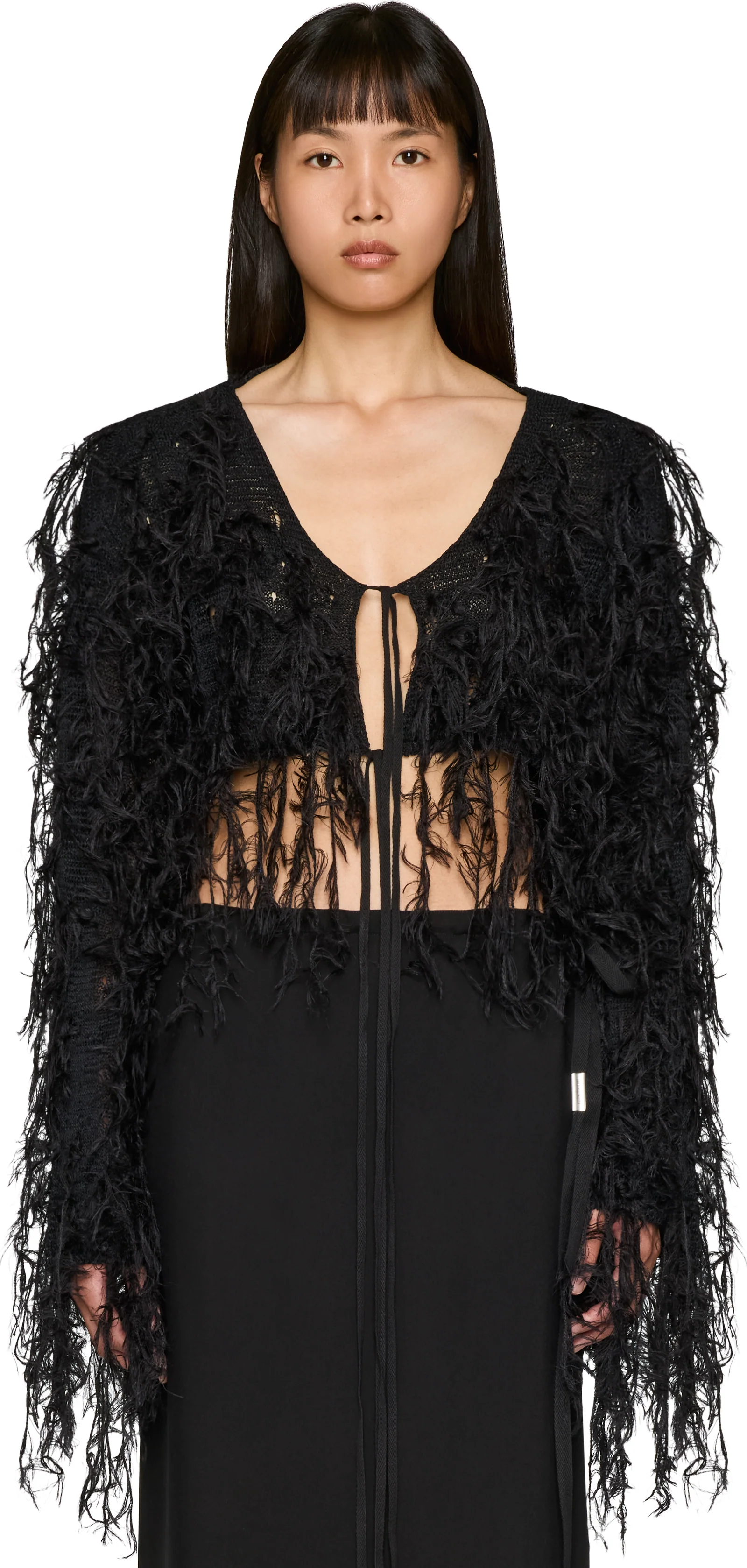Ann Demeulemeester Madli Cropped Sweater