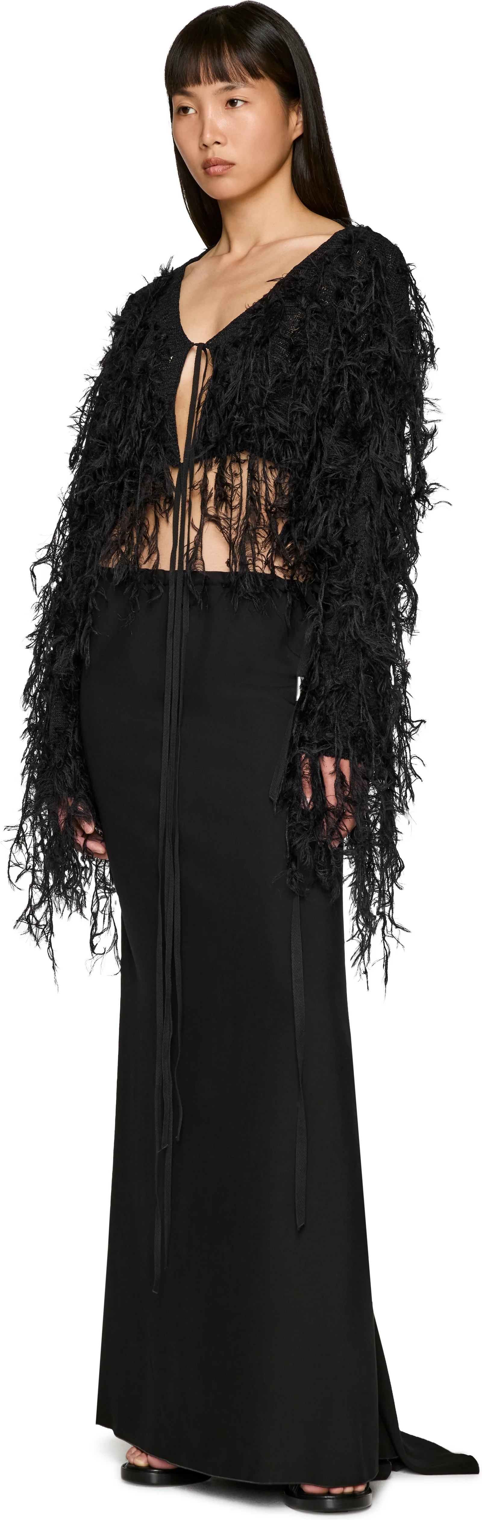 Ann Demeulemeester Madli Cropped Sweater