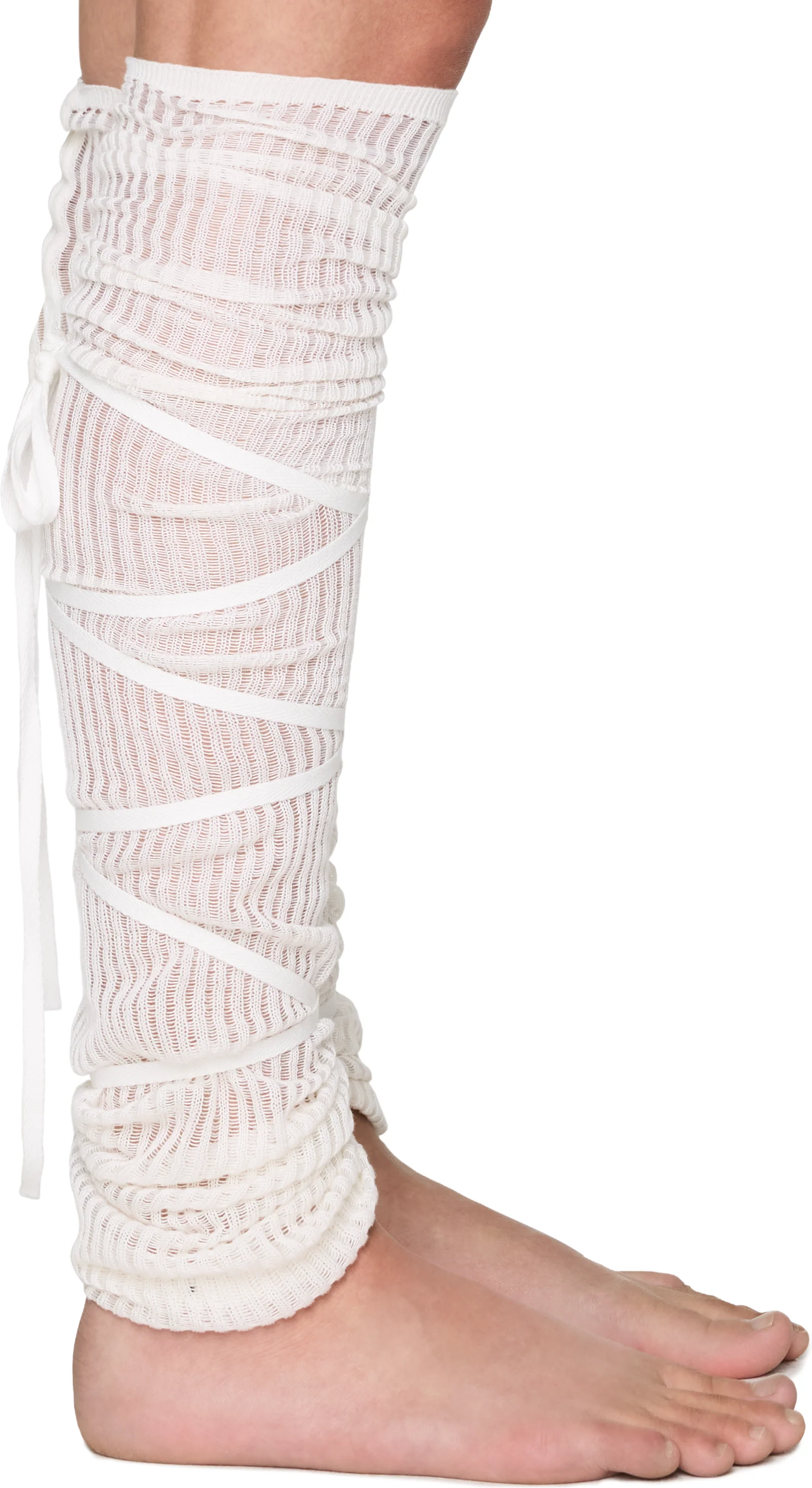Ann Demeulemeester Adel Open Rib Leg Warmers