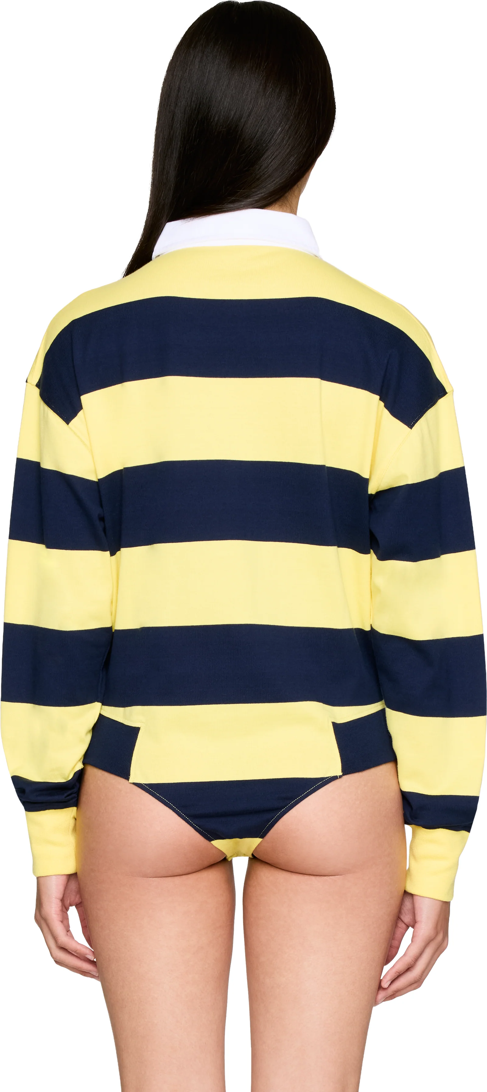 Coperni Striped Polo Bodysuit