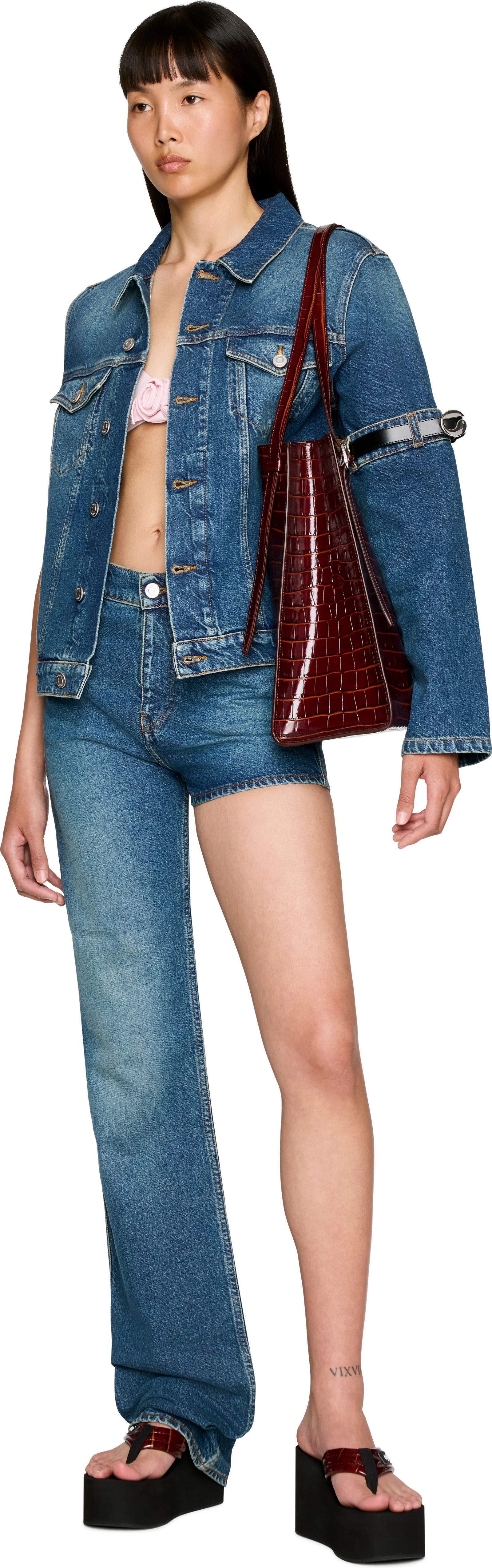 Coperni One-Leg Denim Jeans