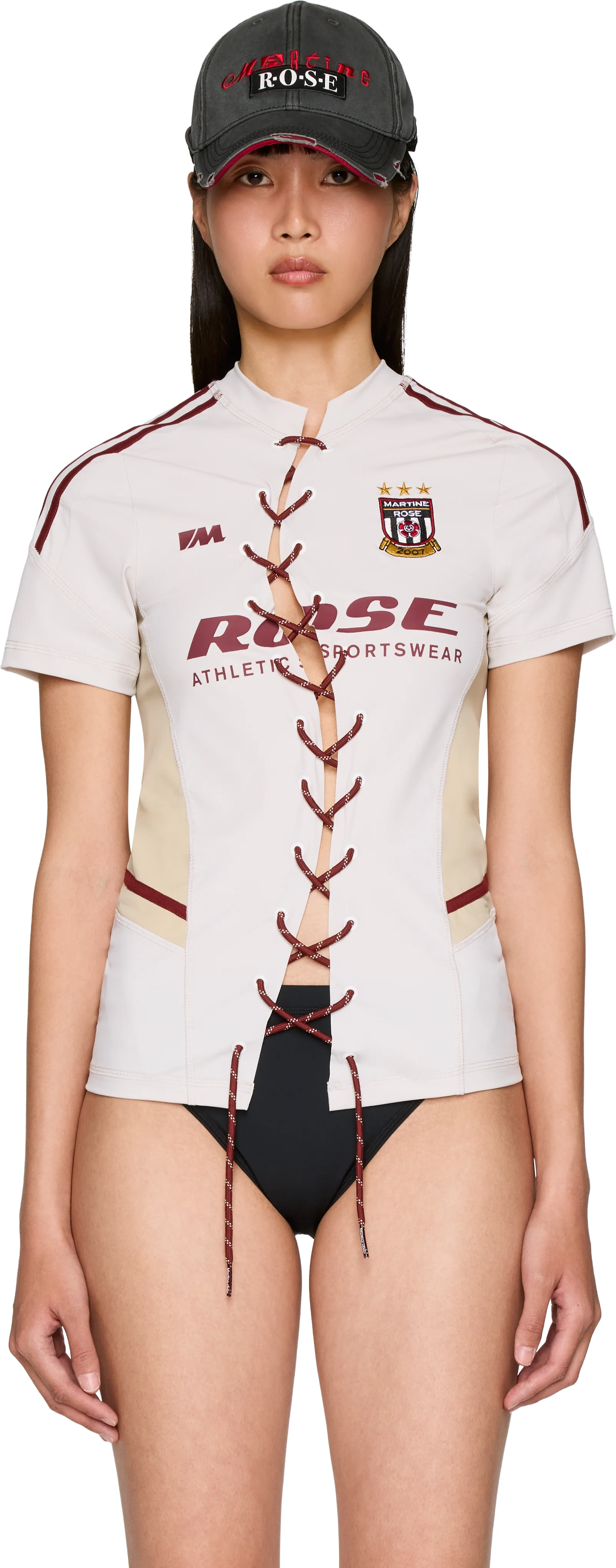 Martine Rose Lace Up Football Top