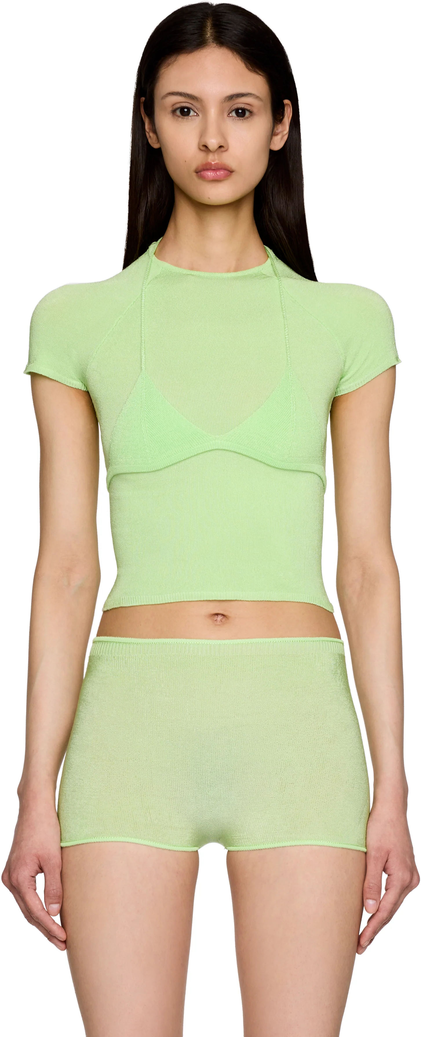 Isa Boulder Knitted Malley Bra & Jia Baby T-Shirt