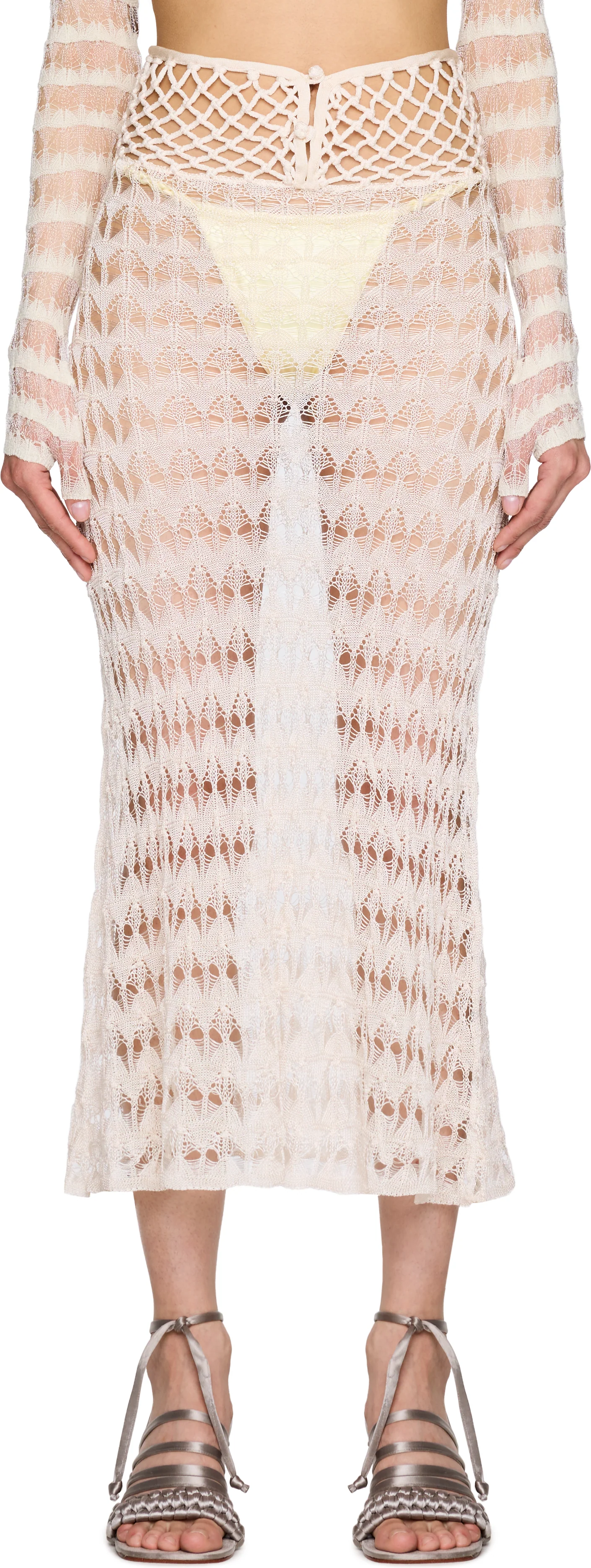 Isa Boulder Lace Maxi Skirt