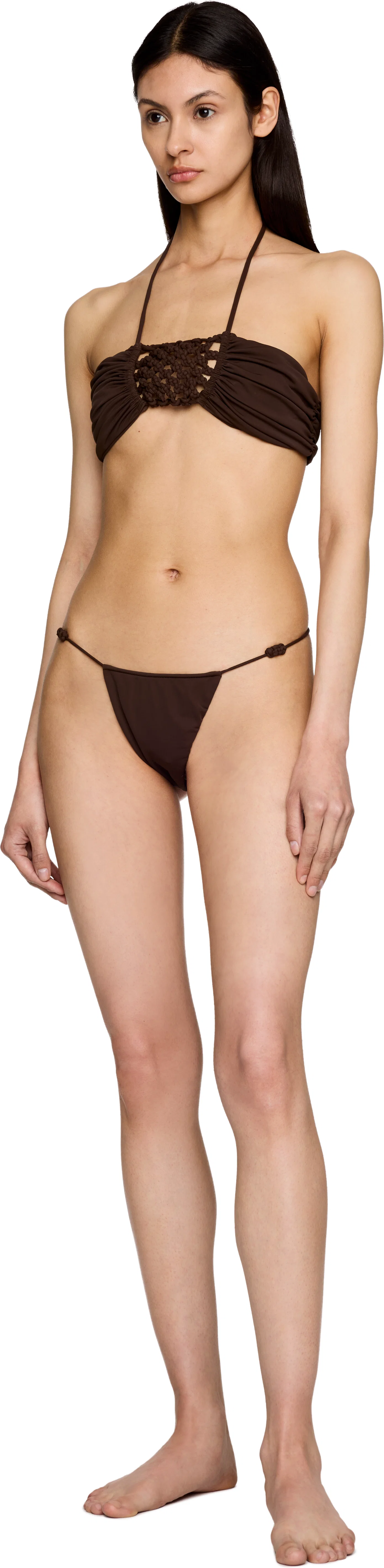 Isa Boulder Sunflower Macrame Bikini Top