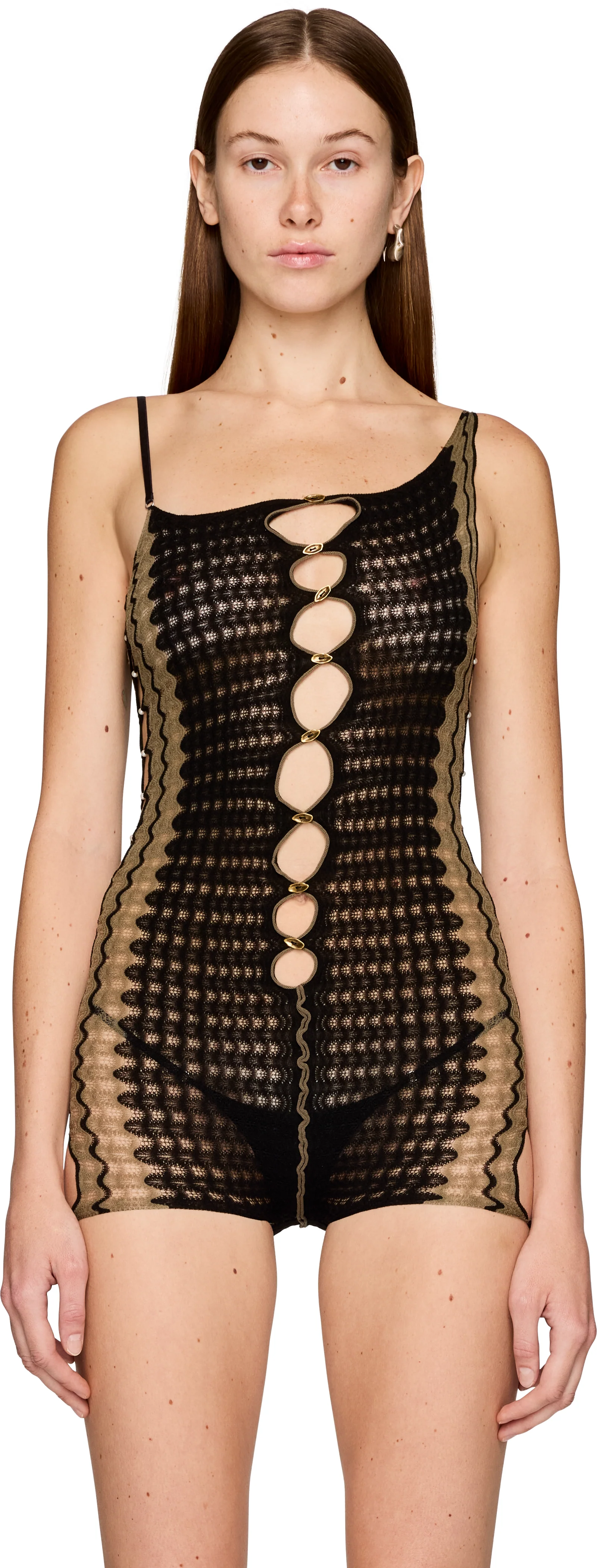 Rui Ripple One-Shoulder Bodysuit