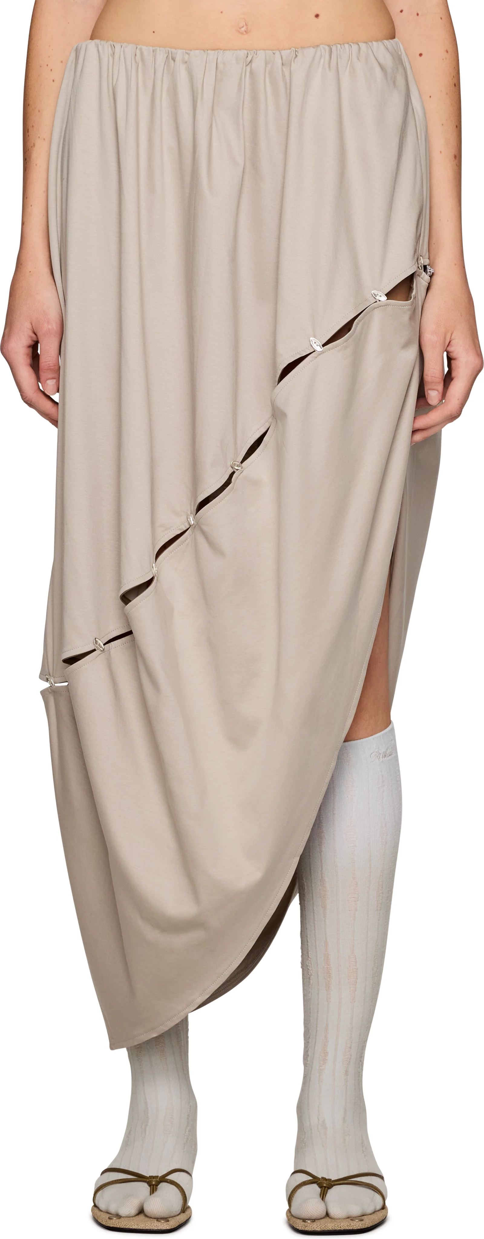 Rui Cutout Zip Maxi Skirt