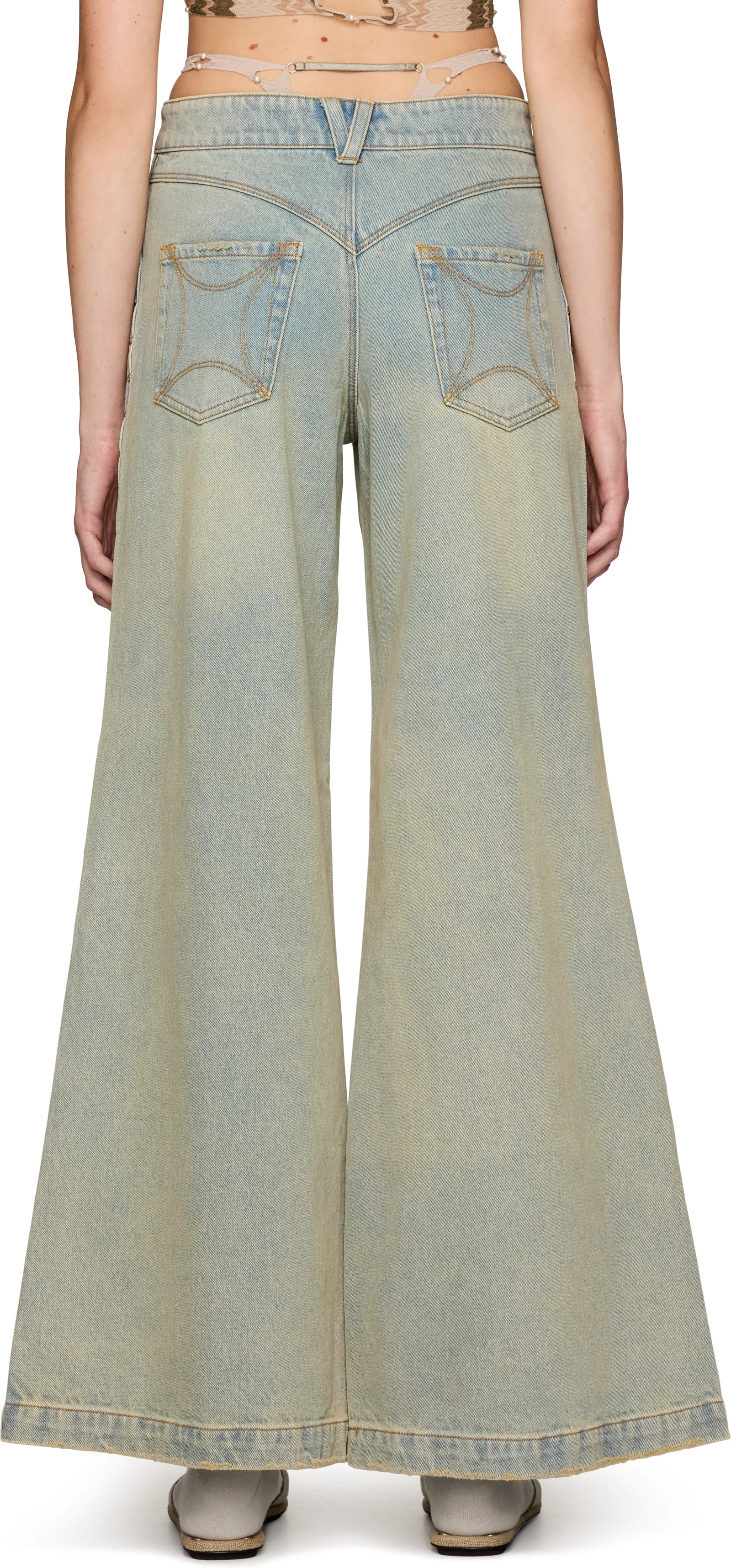 Rui Baggy G-String Rivets Jeans