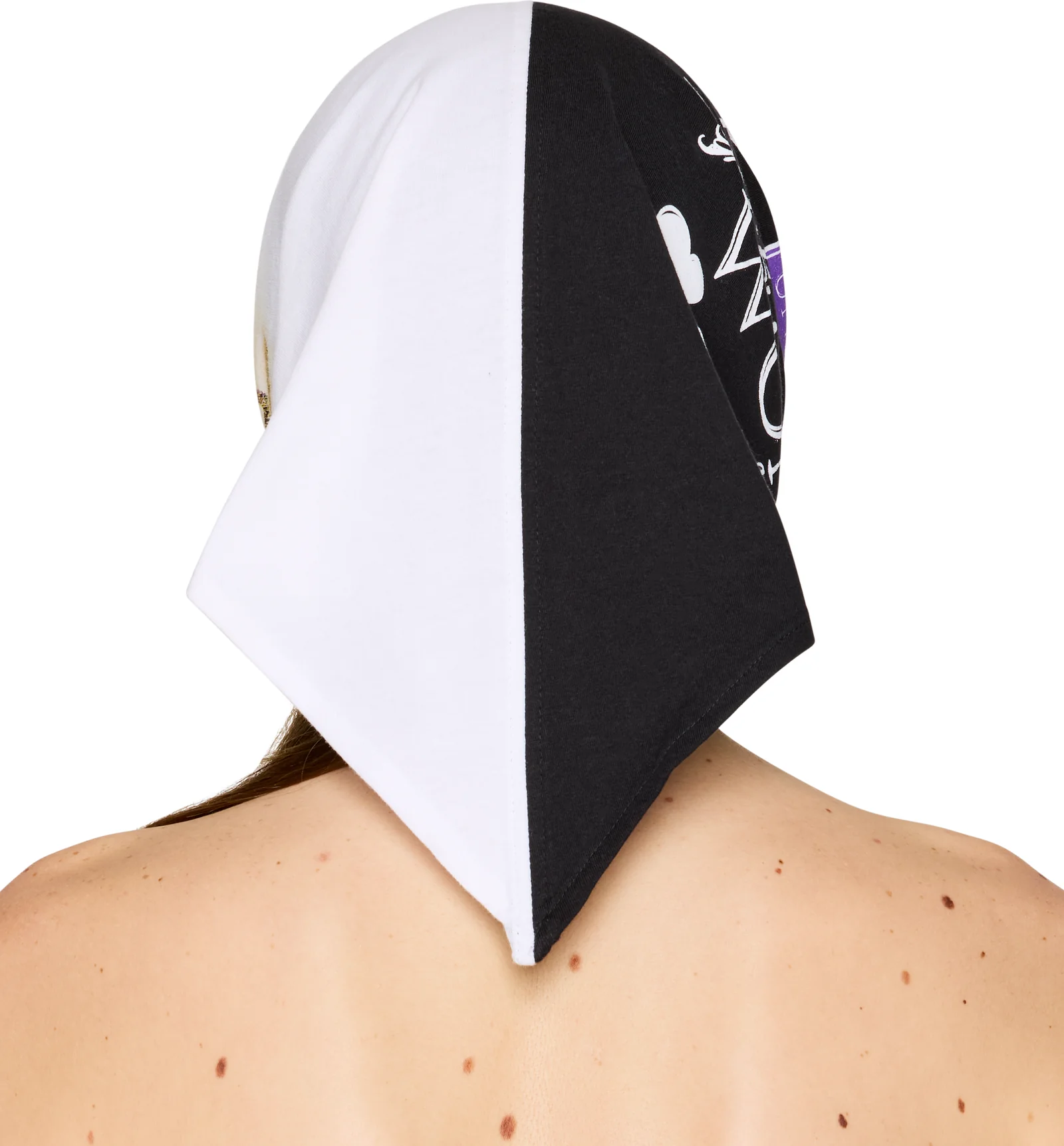 Marine Serre Regenerated Graphic T-Shirts Veiled Cap