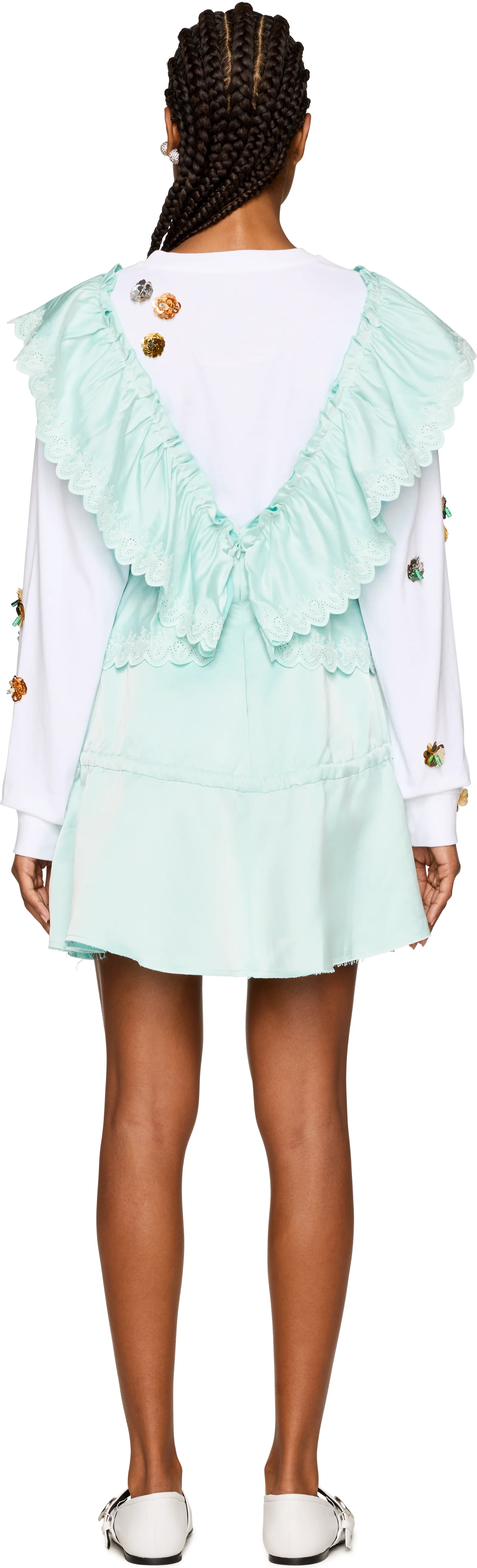 Coperni Twisted Princess Mini Dress
