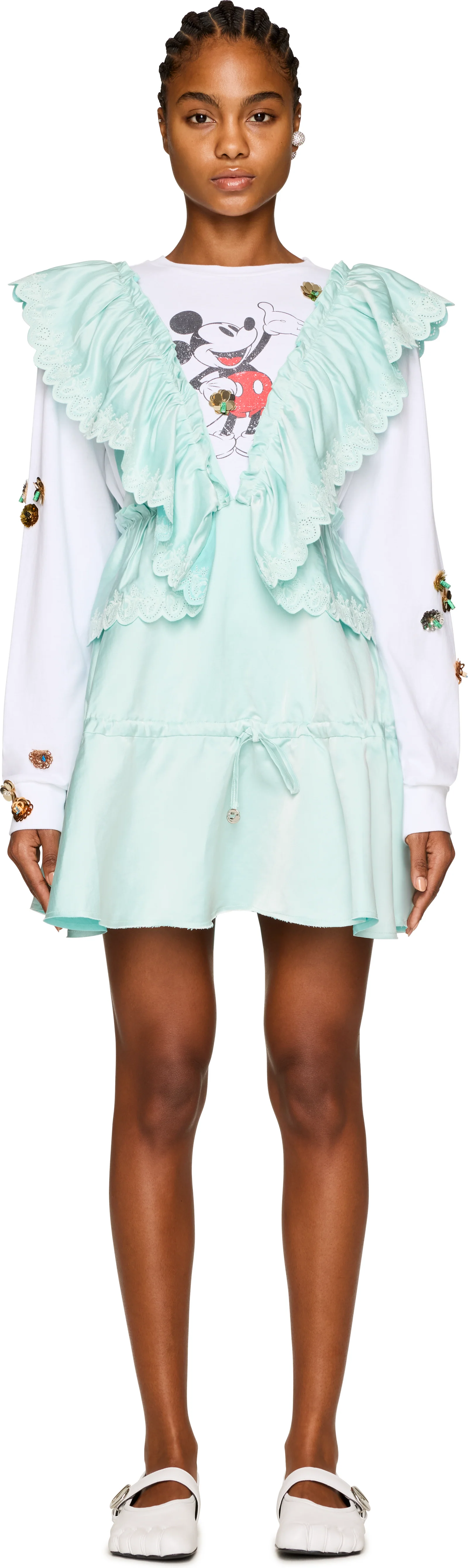Coperni Twisted Princess Mini Dress
