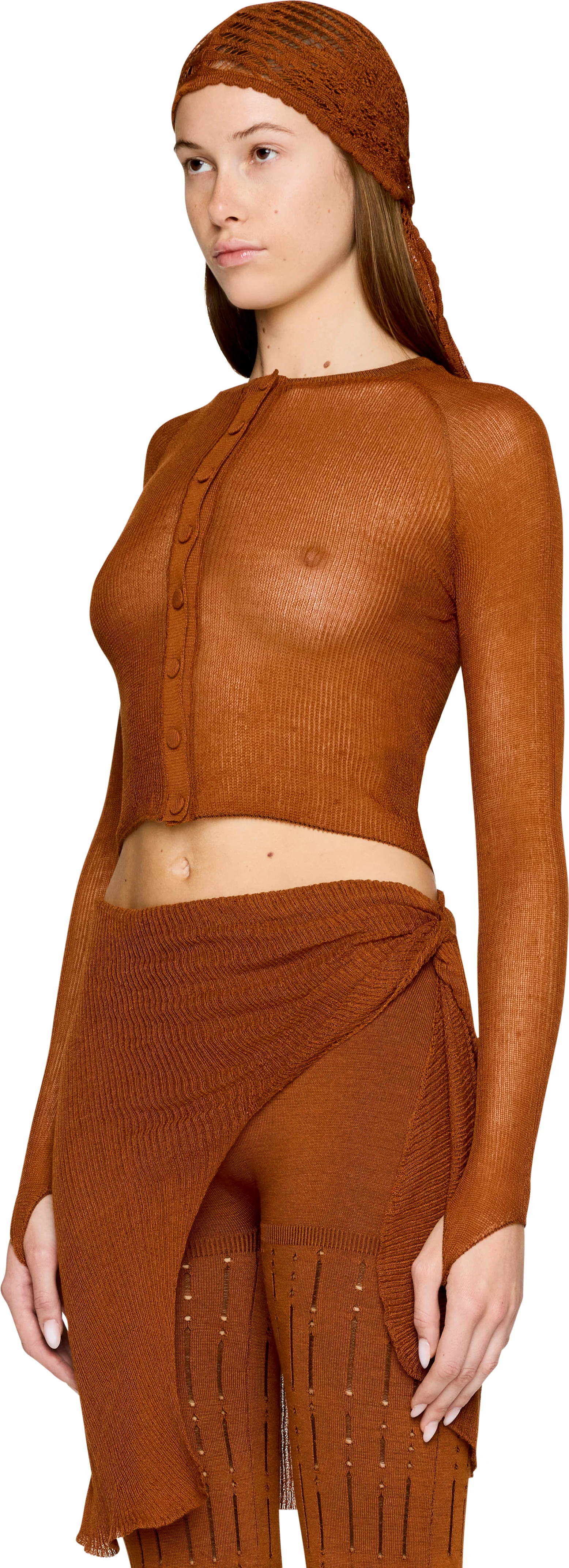 Isa Boulder Ricepaper Cardigan