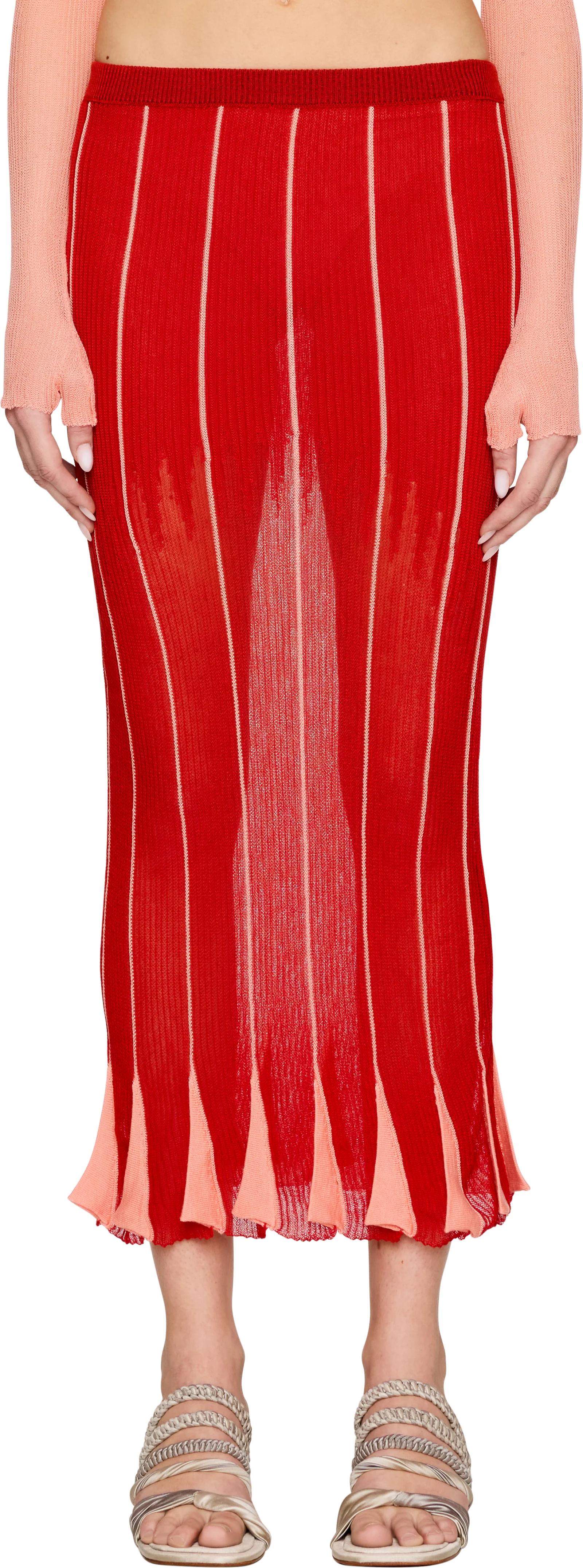 Isa Boulder Pleating Maxi Skirt