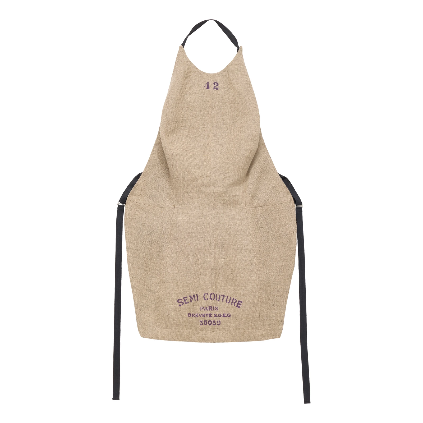 Maison Martin Margiela Semi Couture Dressmaker Bodice Apron in Beige