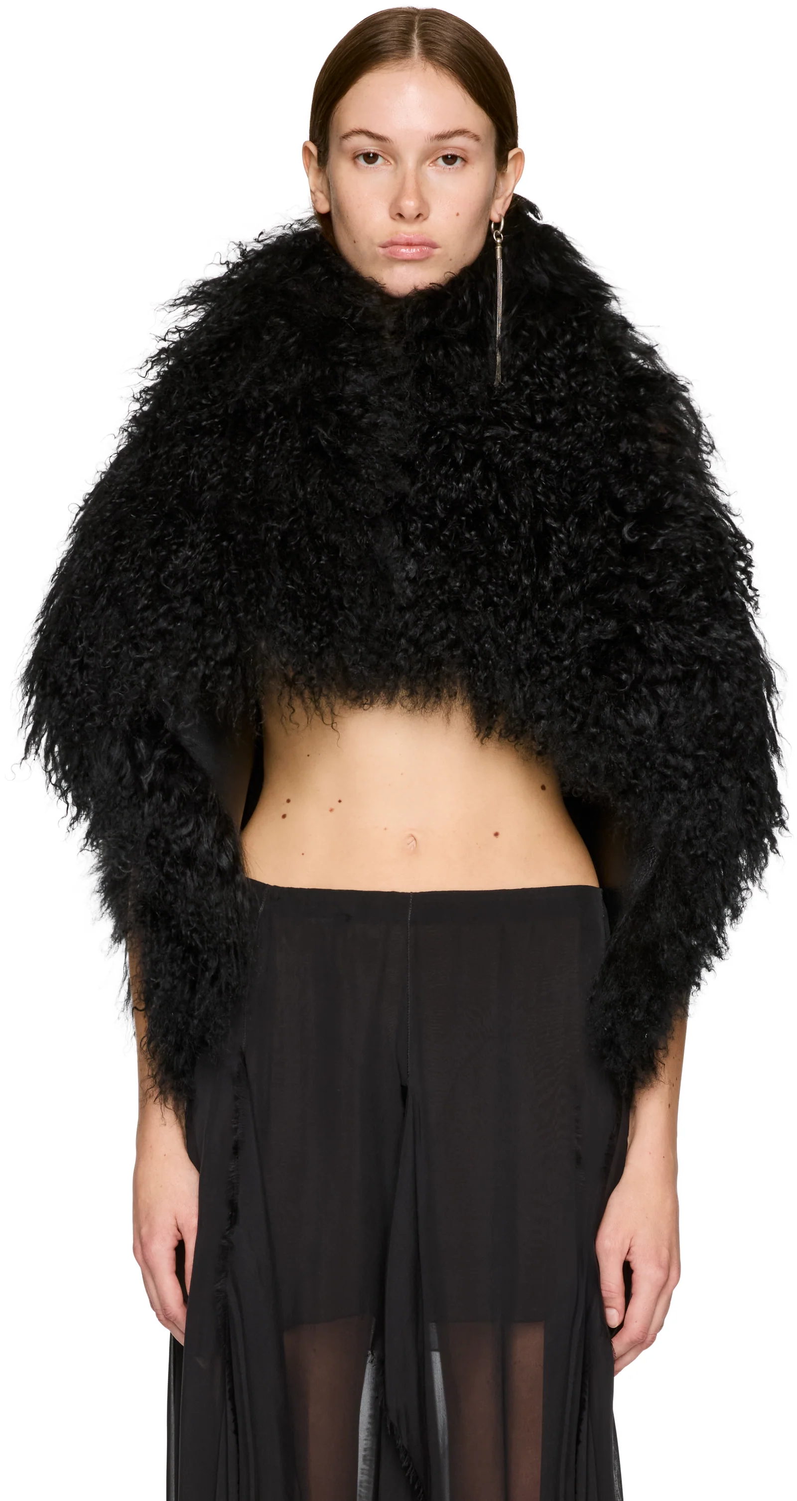 Ann Demeulemeester Bereta Shearling Waistcoat Vest
