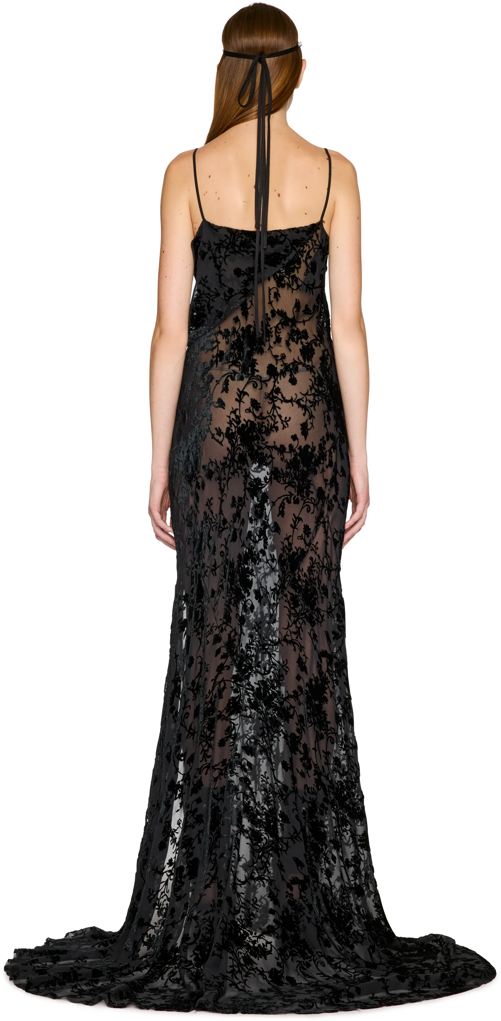 Ann Demeulemeester Aaricia Long Bias Slip Maxi Dress